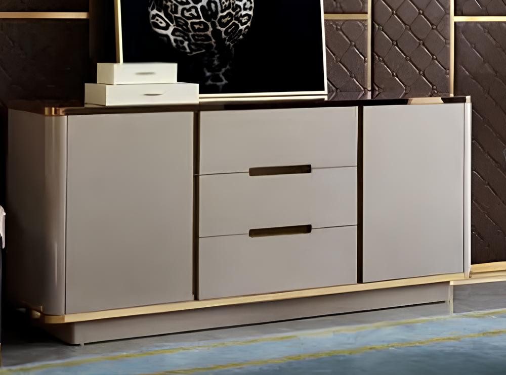 Xlmoebel Kombikommode Holzkommode mit viel Stauraum und eleganter Wandanrichte (Kommode), Hergestellt in Europa