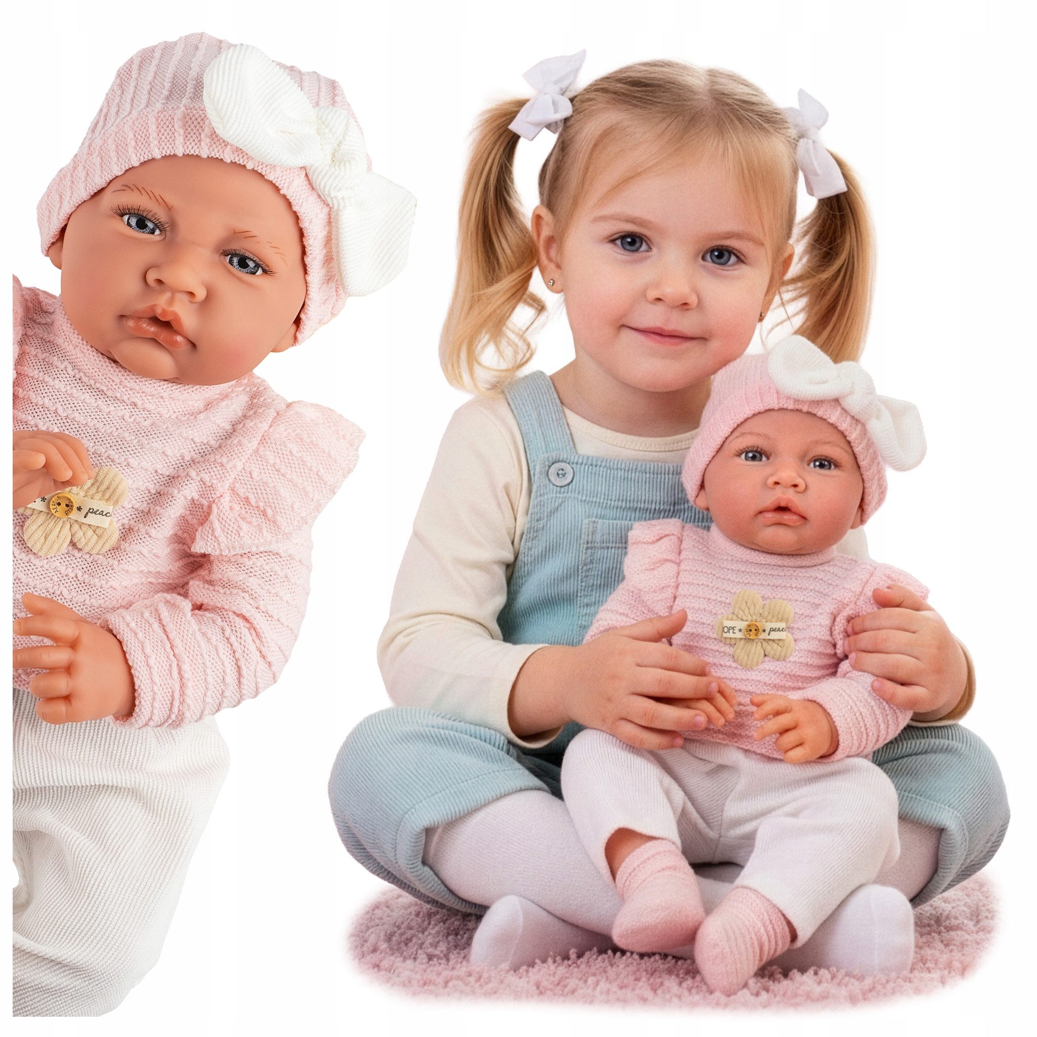 Kinderplay Dolls & Strollers Babypuppe Sprechende Babypuppe Lili – 41 cm we günstig online kaufen