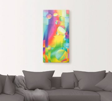 Artland Leinwandbild Farbige Freude, Muster (1 St), auf Keilrahmen gespannt