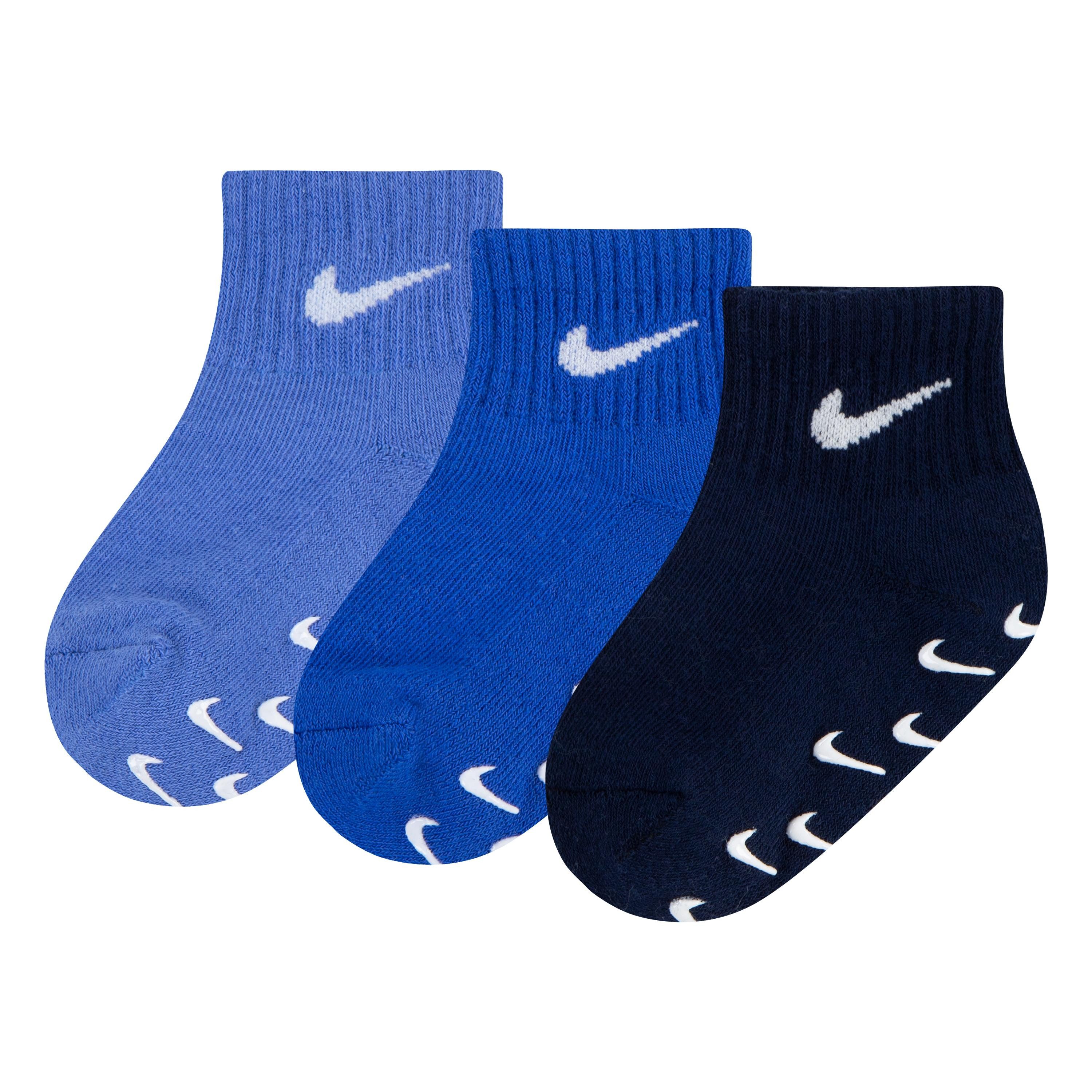 Nike Sportswear Socken NHN 3PK INF/TODD GRIPPER QTR S (3-Paar) für Babys, dreierpack, mit Elasthan-Anteil