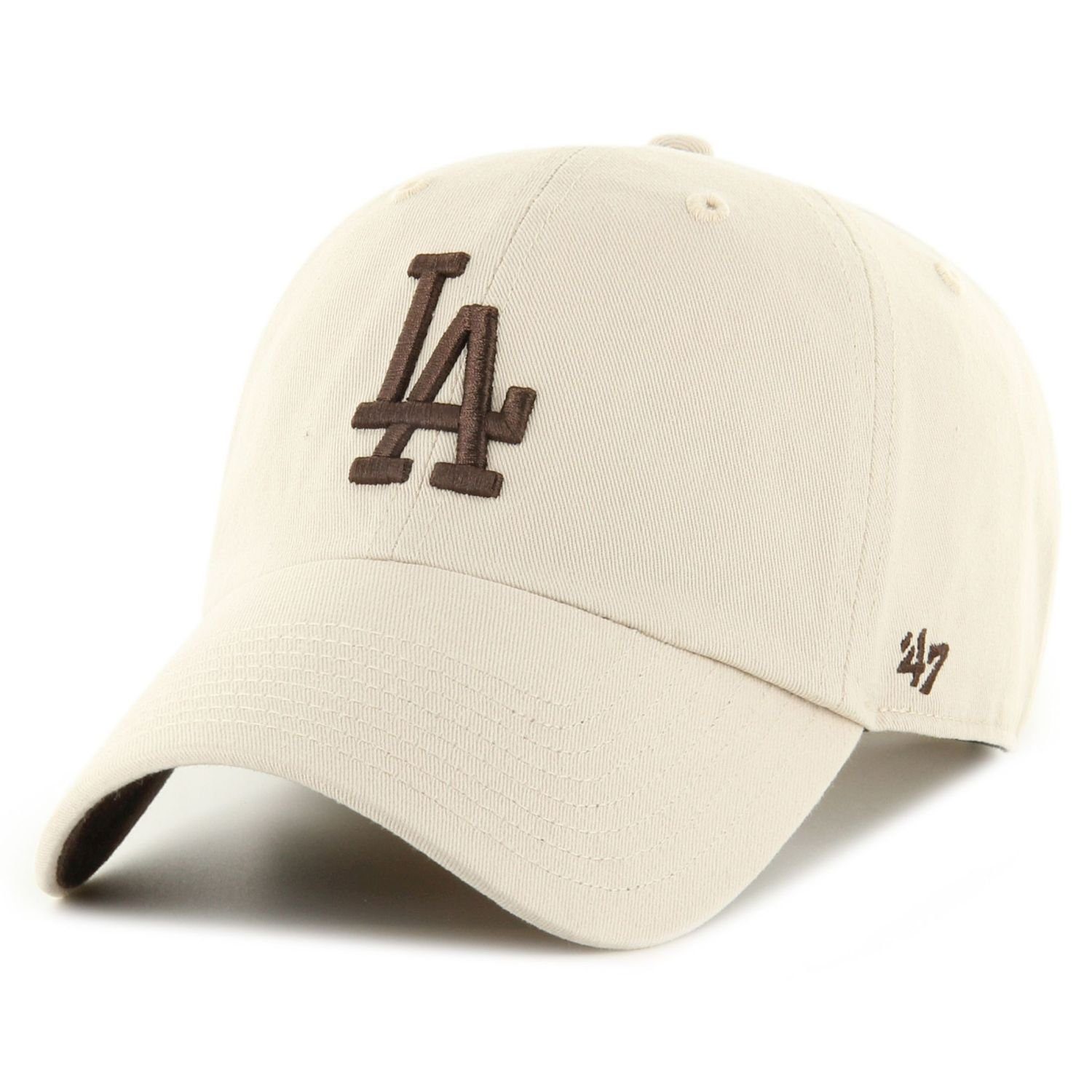 '47 Brand Baseball Cap Ballpark CLEAN UP Los Angeles Dodgers bone