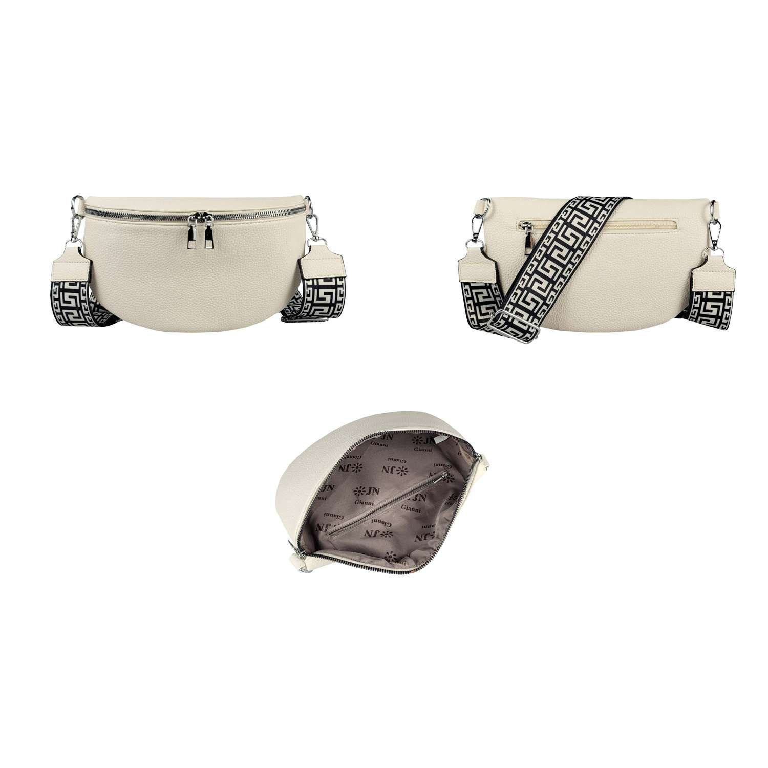 ITALYSHOP24 Bauchtasche Damen Gürteltasche Umhängetasche CrossBody günstig online kaufen