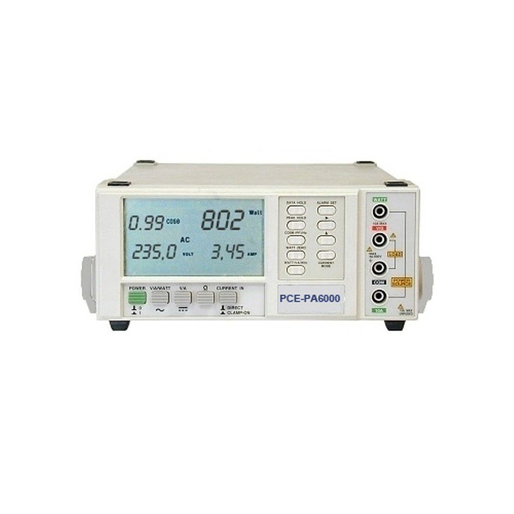 PCE Instruments Strommessgerät Leistungsanalysator RS-232 Auswertesoftware