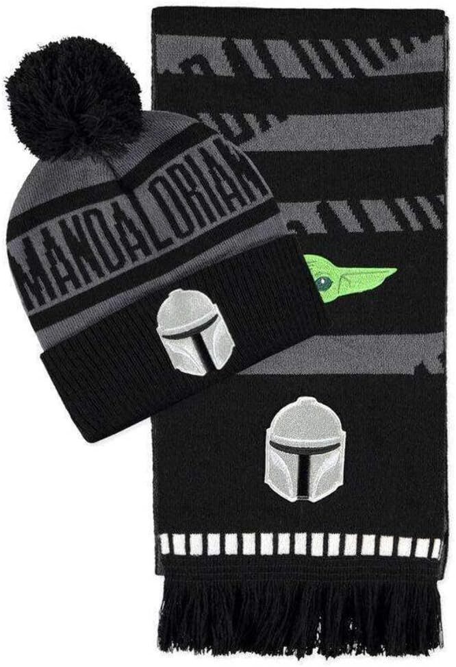 DIFUZED Schal Star Wars: The Mandalorian Beanie & Schal Set Din Djarin and Grogu, (1-St)