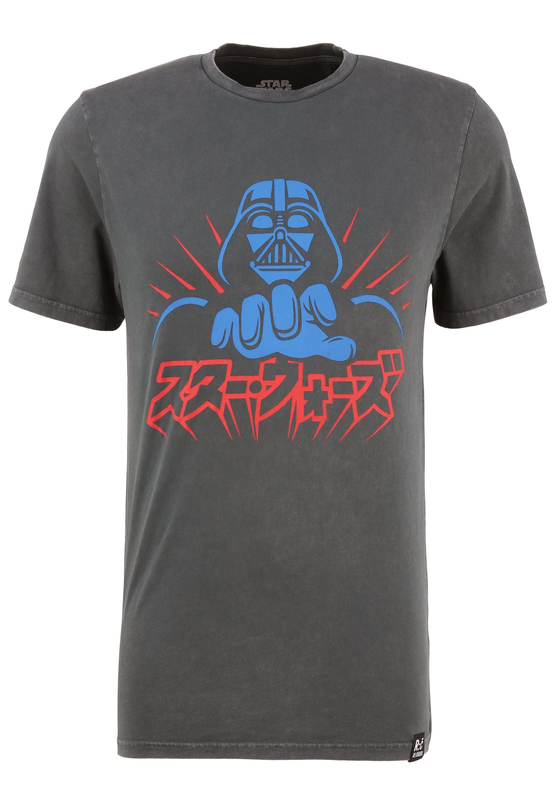 Recovered T-Shirt Star Wars Vader zertifizierte Japanese Bio-Baumwolle GOTS