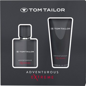 TOM TAILOR Eau de Toilette Adventurous Extreme 30ml + SG 100ml, 2-tlg., EdT, Männerduft, Parfum for him, Duschgel