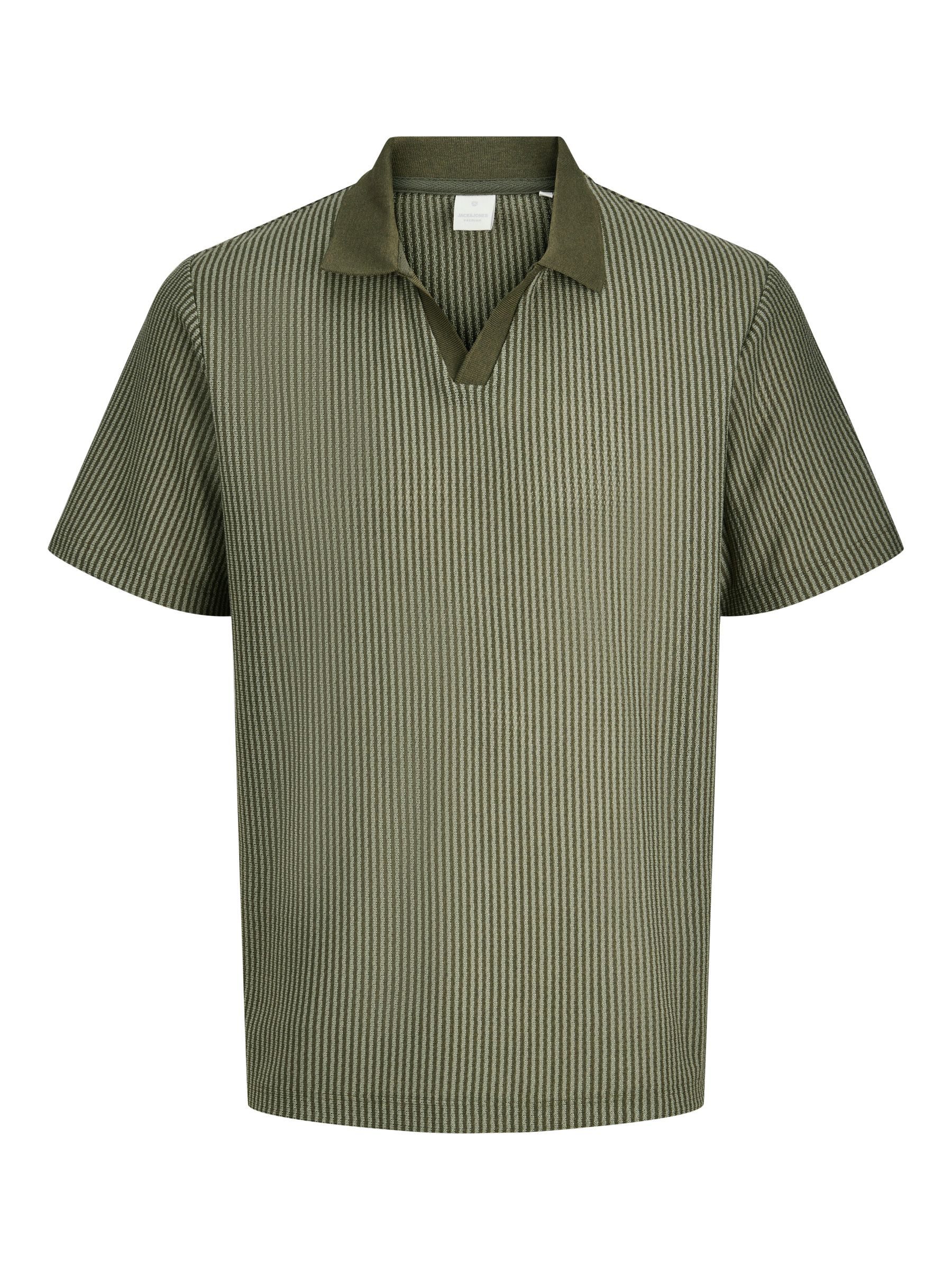 Jack & Jones Poloshirt Klassisch, Kurzarm, Geripptes Flachstrick Design JPR günstig online kaufen