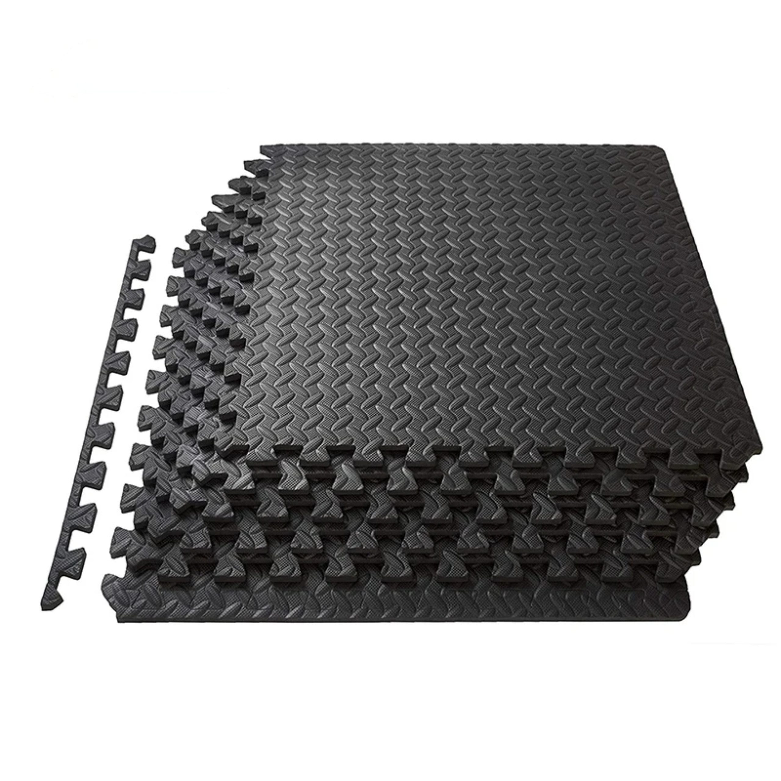 Lacers Bodenschutzmatte Lacers PETROLLINE Puzzle/Bodenschutzmatte - 60x60x1cm schwarz 12erSet, 12-St.