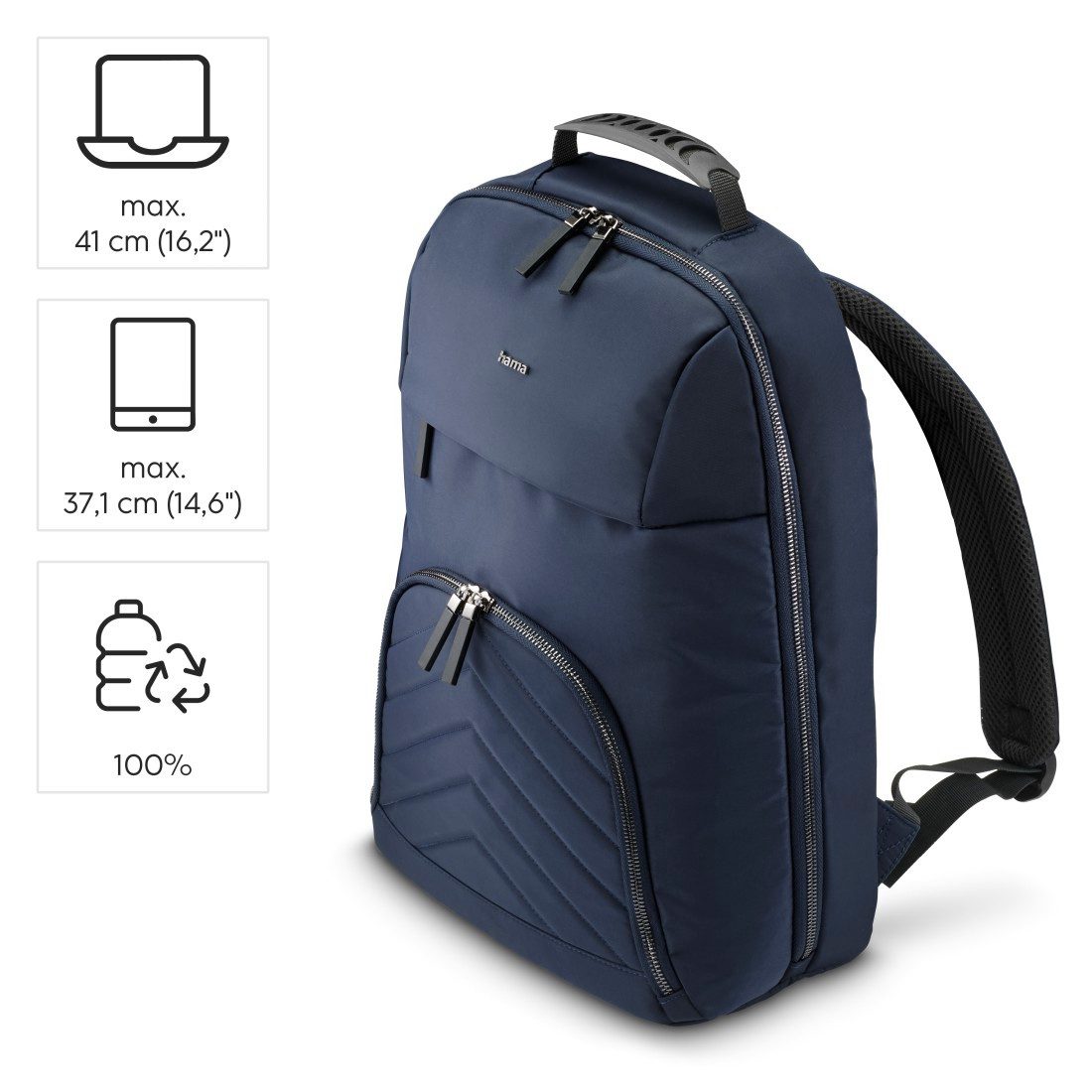 Hama Notebook-Rucksack Laptoprucksack bis 16,2“ (leicht, günstig online kaufen