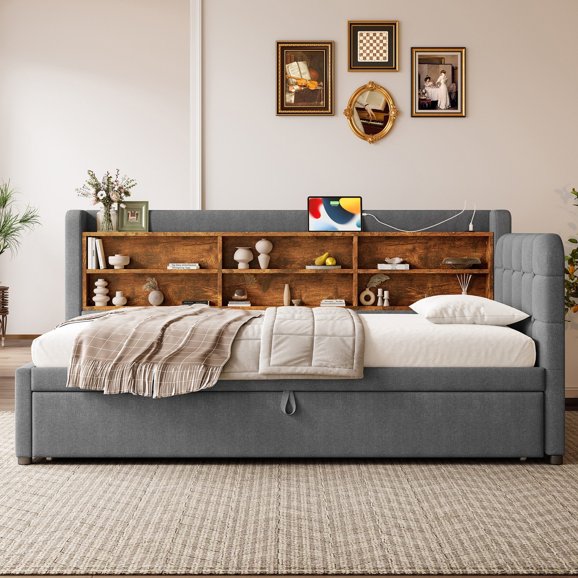 STILVORA Schlafsofa 90×200 mit Ausziehbett,Tagesbett Daybett günstig online kaufen