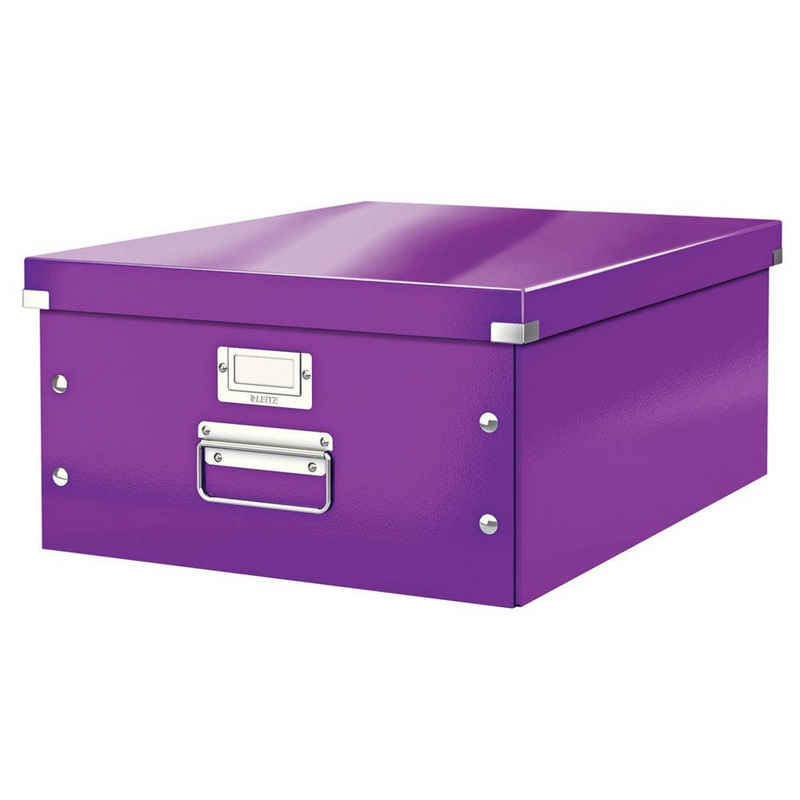 LEITZ Aufbewahrungsbox 1 Aufbewahrungsbox 36,9x20x48,2cm Click & Store WOW violett