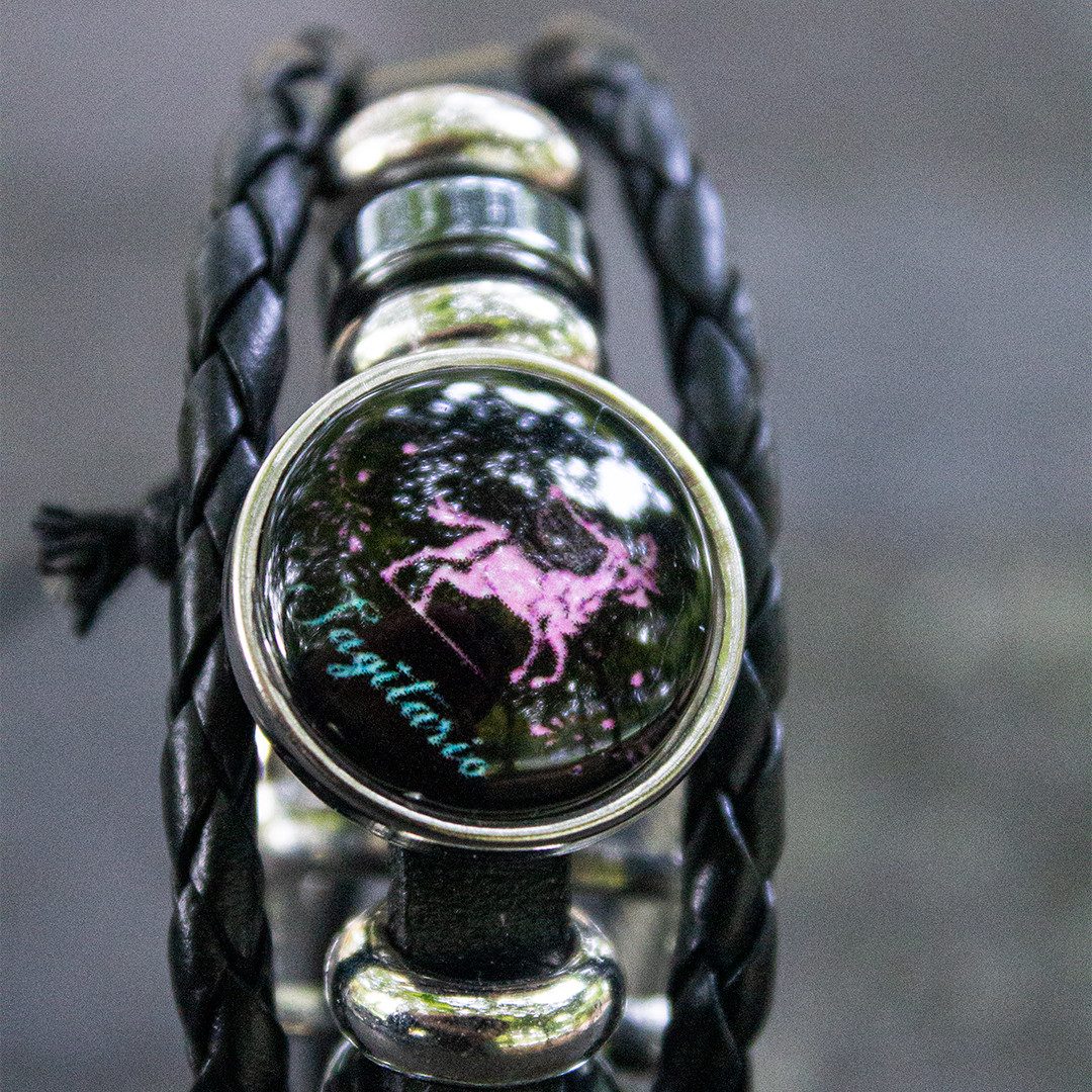 Stelby Armband mit Gravur Armband Sternzeichen Schütze mit 3D Gravur im Gla günstig online kaufen