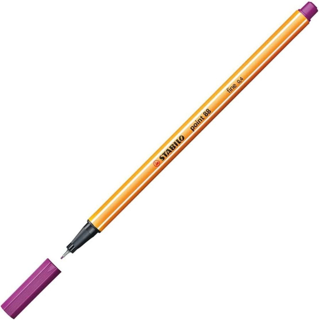 STABILO Filzstift STABILO point 88 Fineliner - Lila - Präzise 0,4mm Spitze