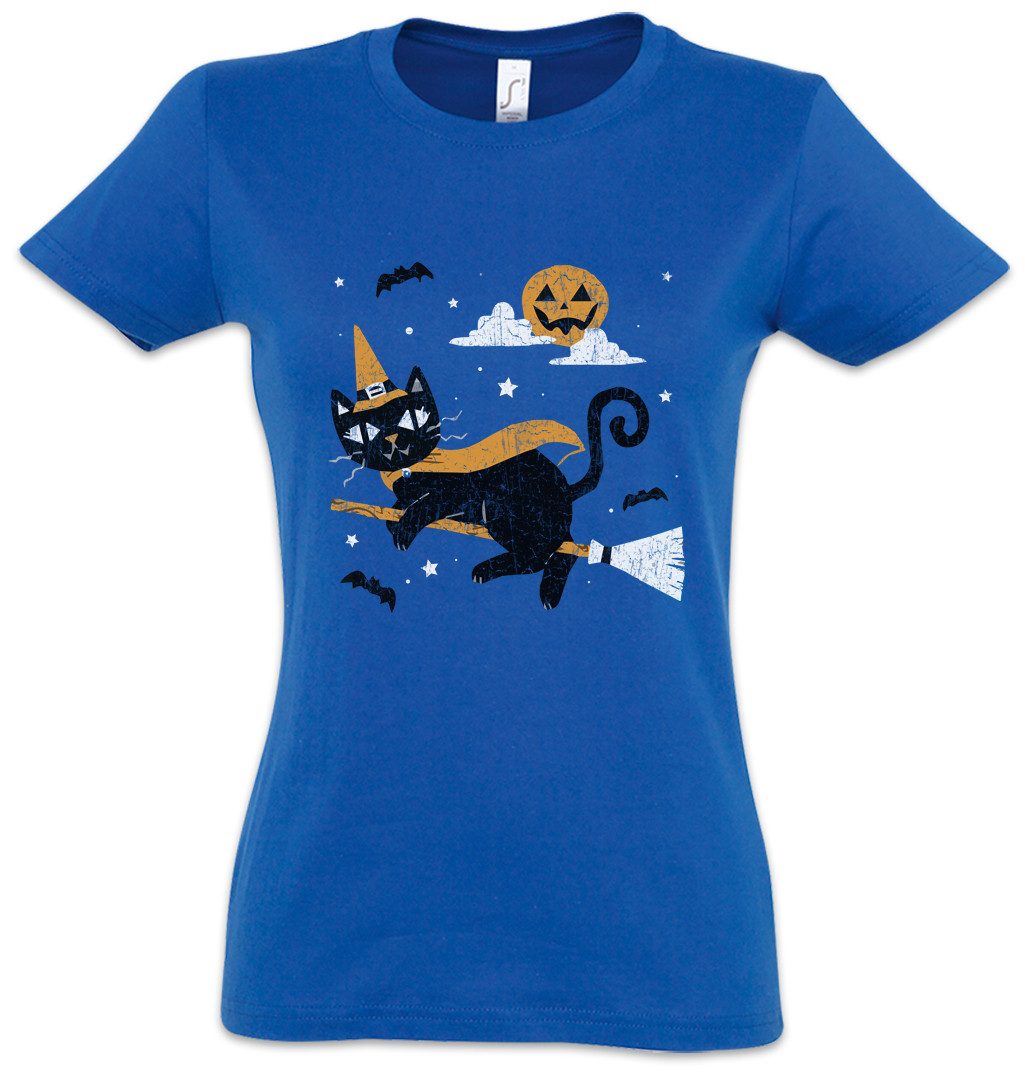 Urban Backwoods Print-Shirt Halloween Cat Witch günstig online kaufen
