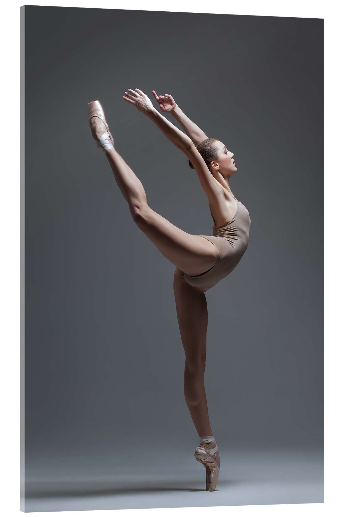 Posterlounge Acrylglasbild Editors Choice, Junge schöne Tänzerin, Fitnessraum Modern Fotografie