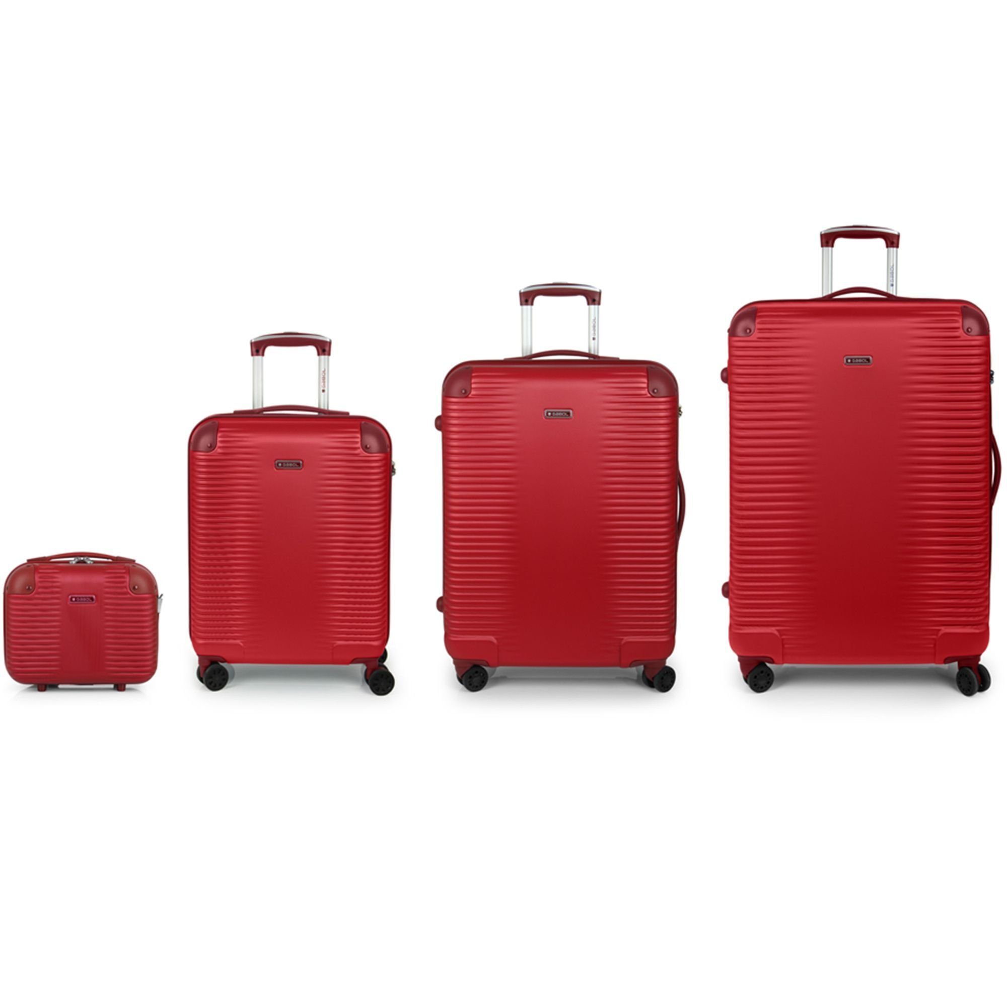 Gabol Trolleyset Balance XP, 4 Rollen, (4-teilig, 4 tlg), ABS