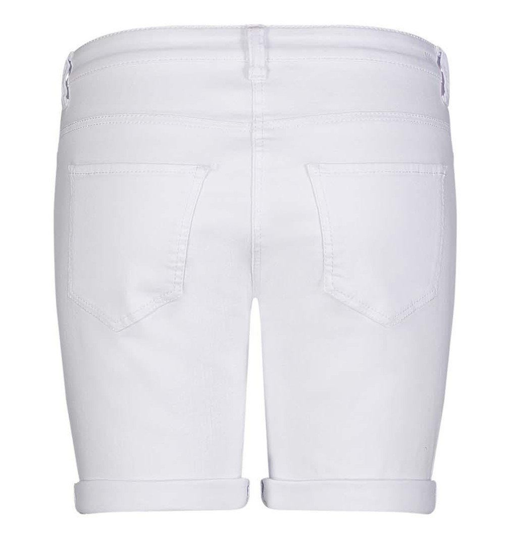 MAC white denim SHORTY D010 MAC 2387-90-0396 Stretch-Jeans