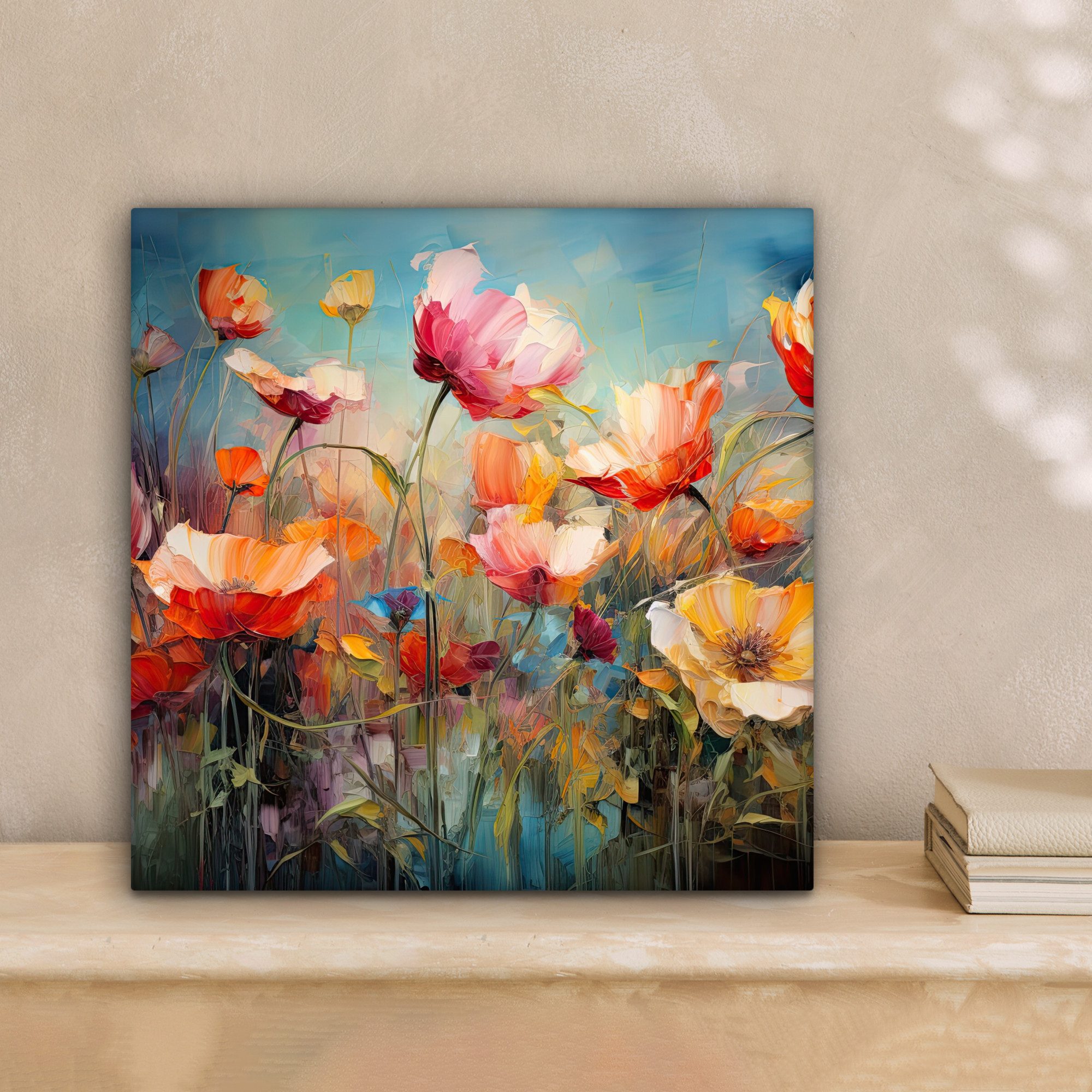 OneMillionCanvasses® Leinwandbild Blumen - Aquarell - Kunst - Botanisch - N günstig online kaufen