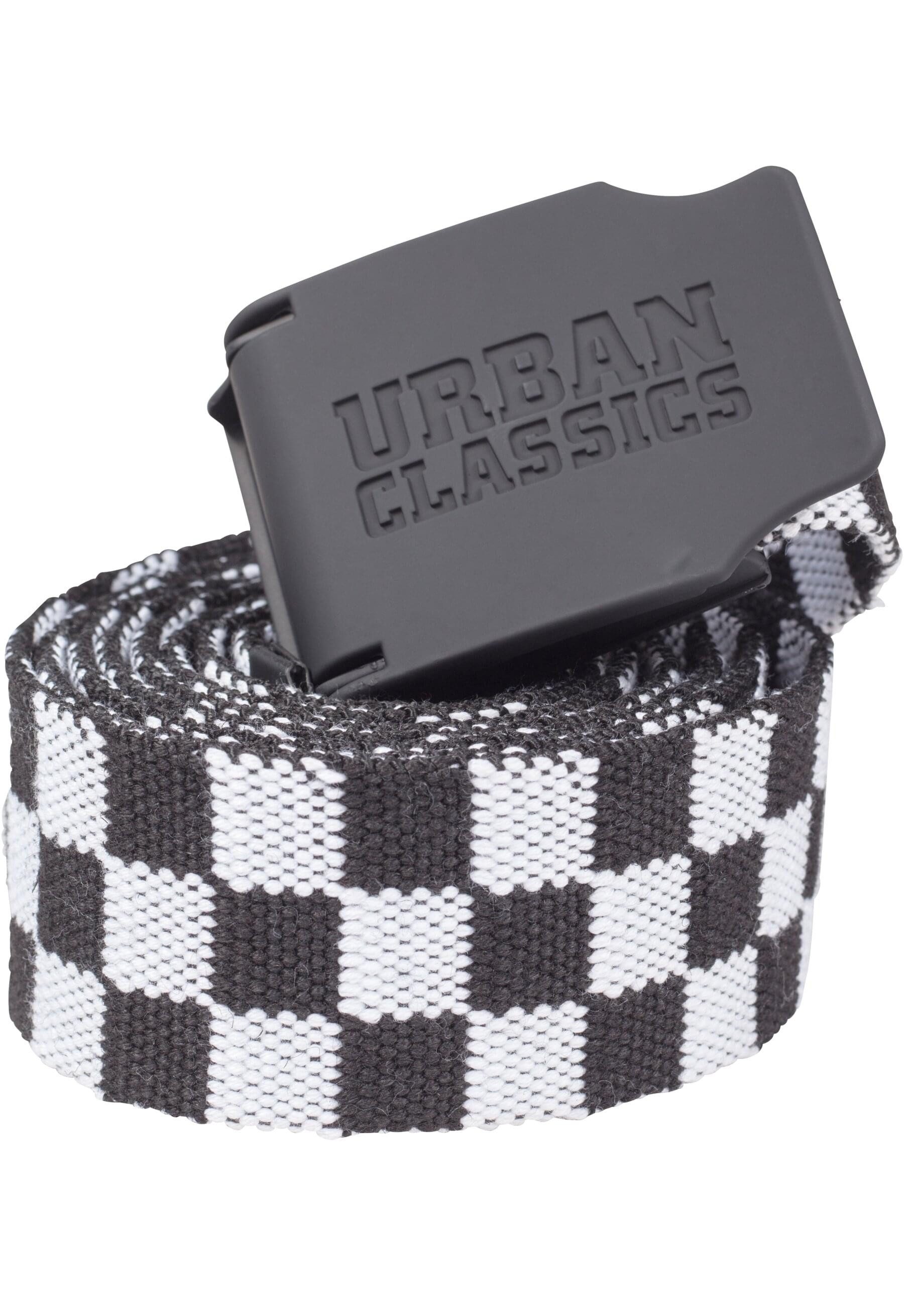 URBAN CLASSICS Hüftgürtel Urban Classics Unisex UC Canvas Belt Checkerboard günstig online kaufen