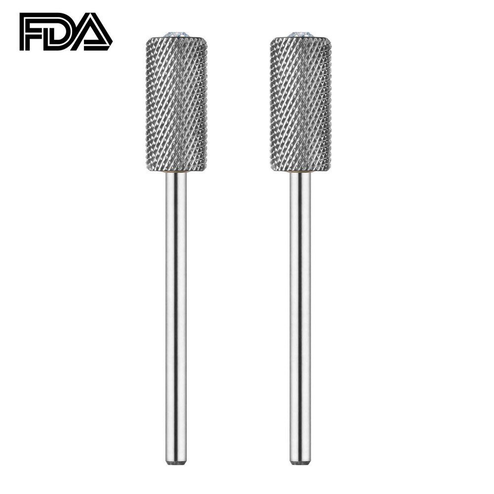JCMaster Maniküre-Pediküre-Set, 2x Premium Nagelfräser Aufsatz Hartmetall