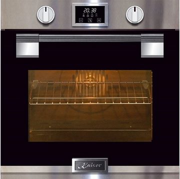 Kaiser Küchengeräte Backofen-Set EH 6337+KG 6357, Einbaubackofen 79L,11 Funktionen + Gaskochfeld 60 cm