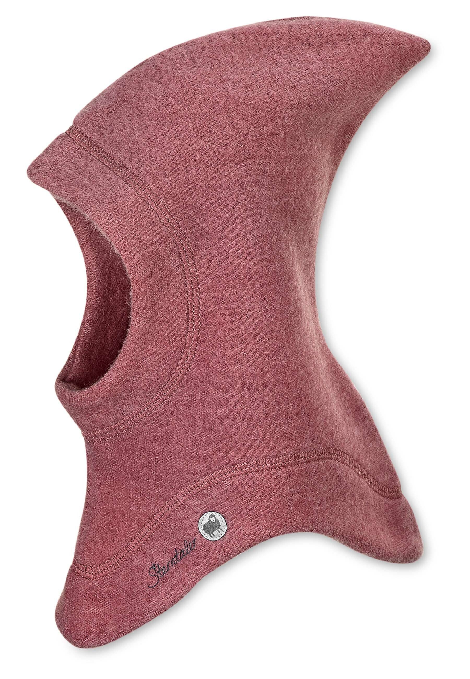 Sterntaler® Schirmmütze Schalmütze (1-St., Sommerhut aus UV-Popeline idealer Sonnenschutz für den Sommer) Kindermütze aus Merinowolle mit Klettverschluss rosafarbig