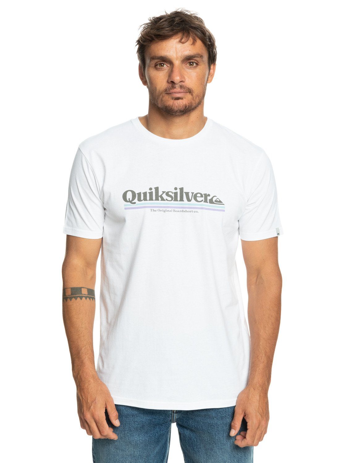 Quiksilver T-Shirt Between The Lines White