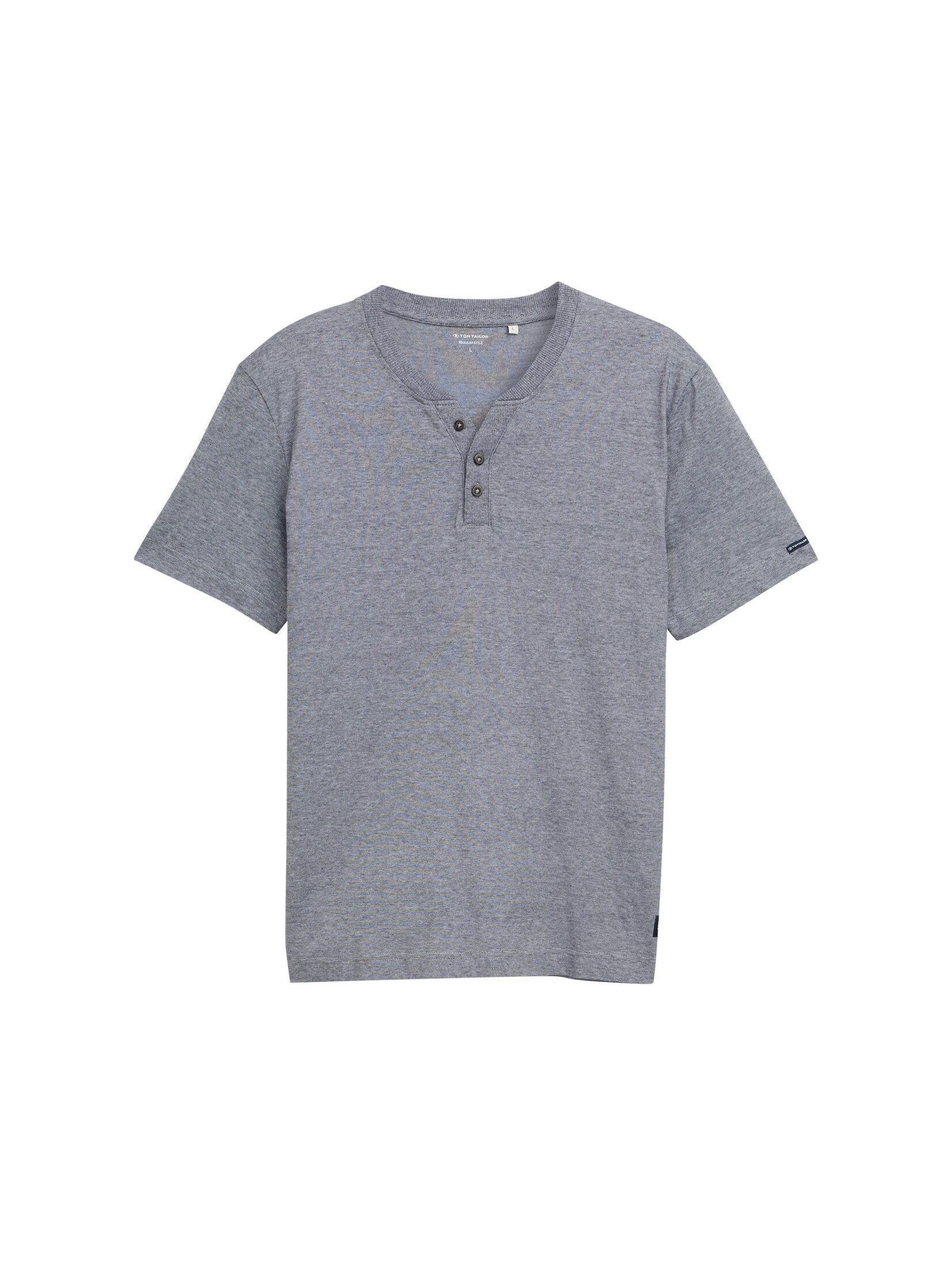 TOM TAILOR T-Shirt Henley T-Shirt aus günstig online kaufen