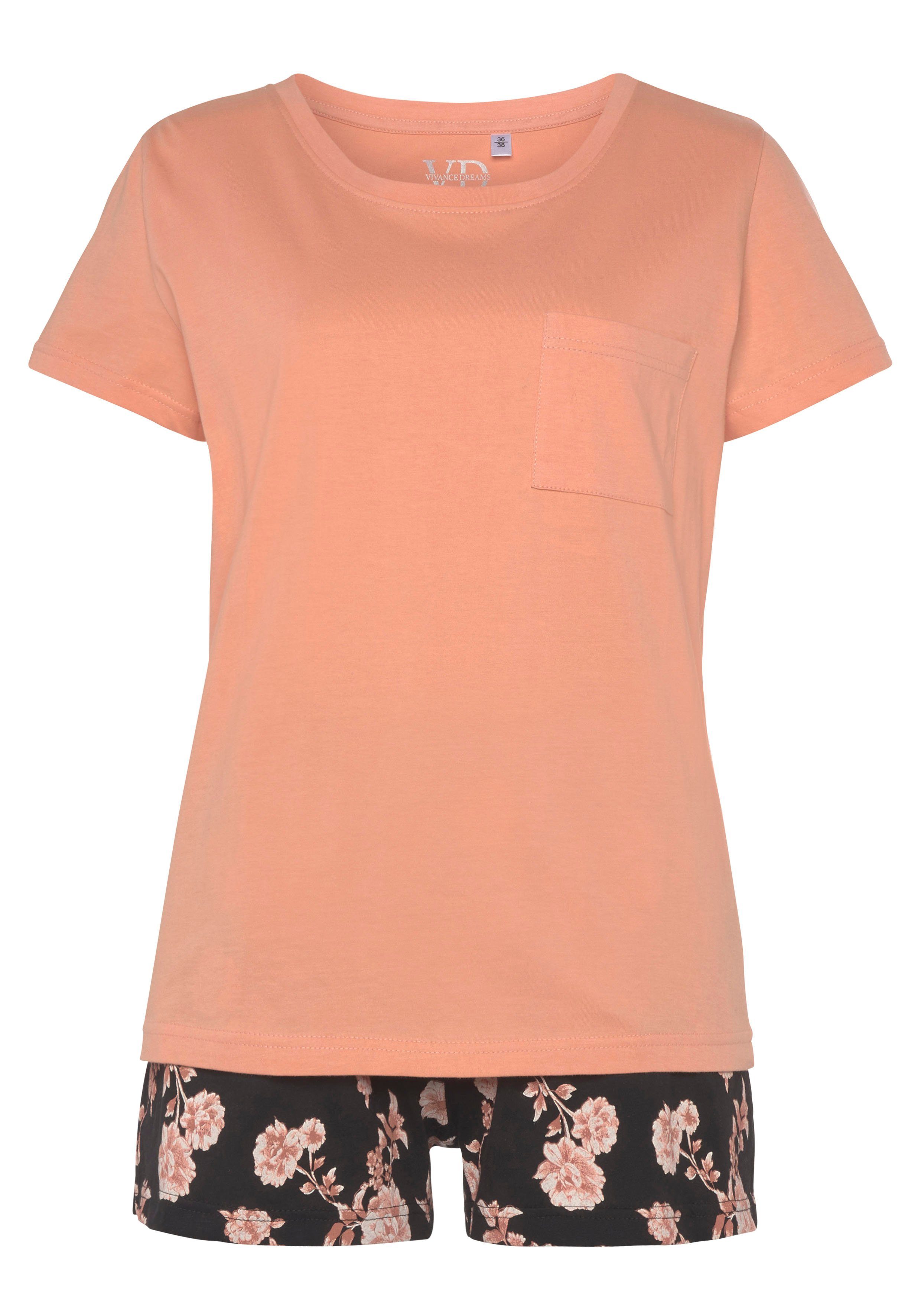 Vivance Dreams by Lascana Shorty (Set, 2 tlg) mit schönem Naturprint – Bild 2 von 5