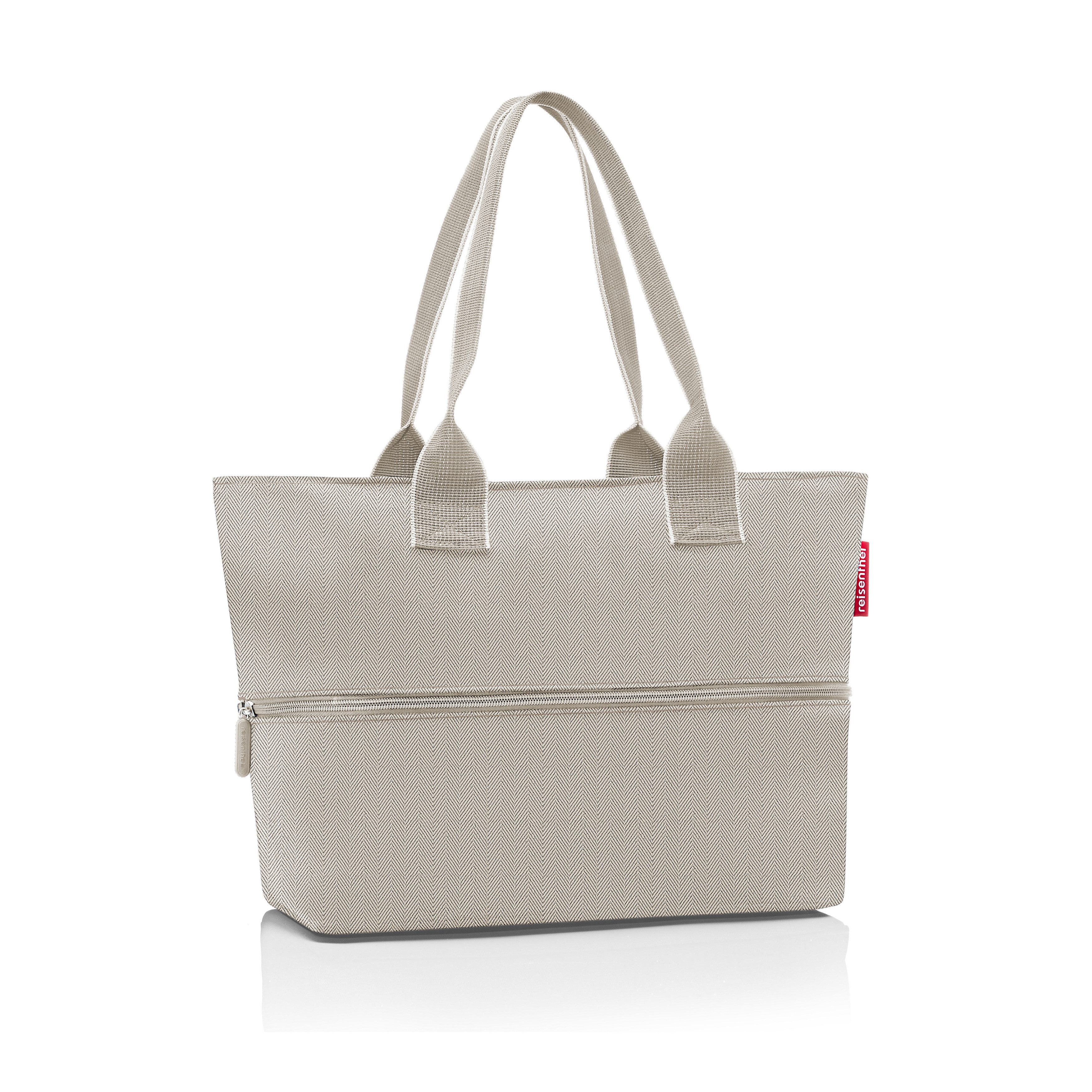 REISENTHEL® Shopper e1, Einkaufstasche, 50 x 26,5 x 16,5 cm (1-tlg), Seitlich umlaufender Reißverschluss vergrößert das Volumen der Tasche