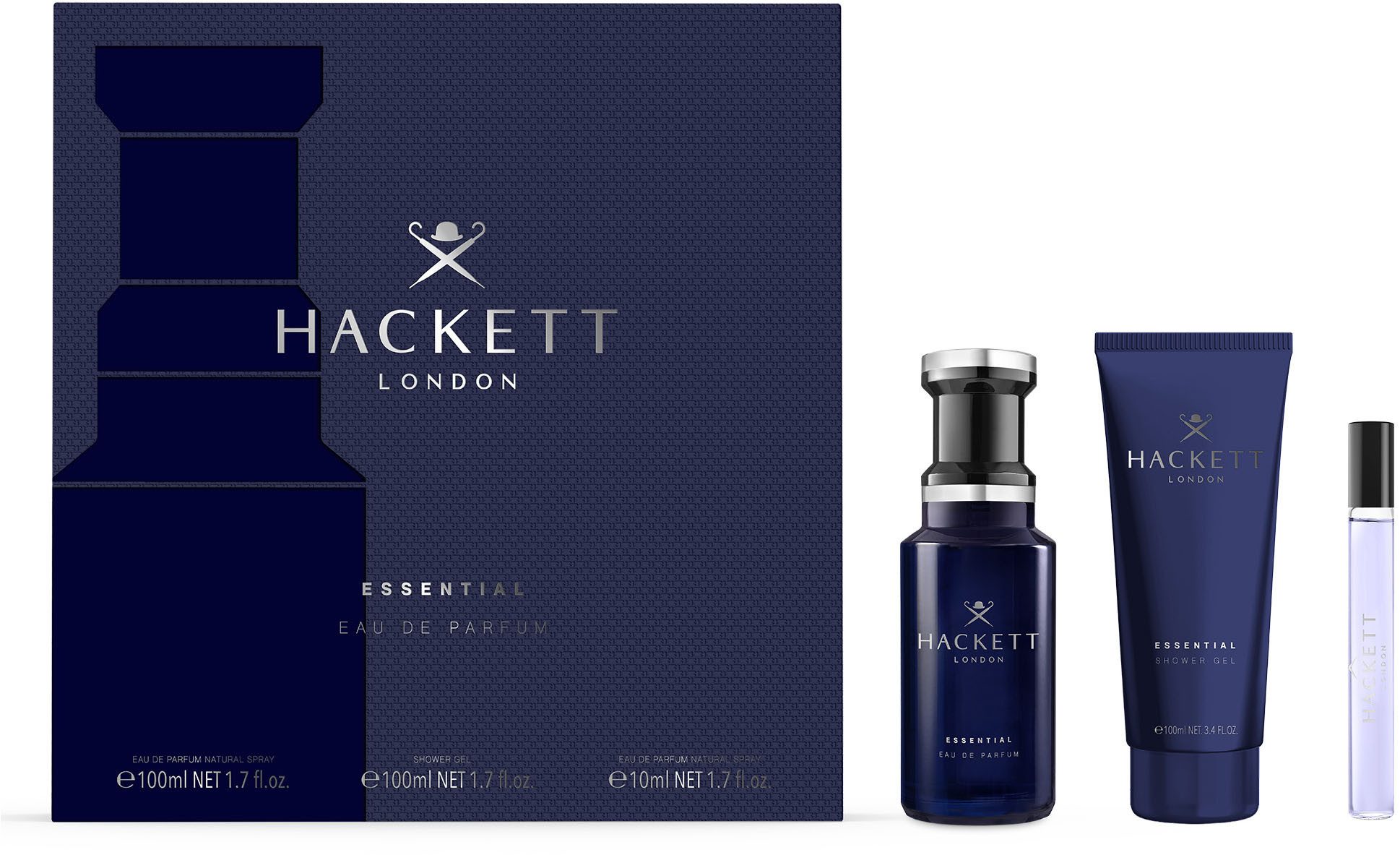 Hackett London Duft-Set HACKETT BESPOKE Gift Set, 3-tlg., mit aufregenden und trotzigem Charakter