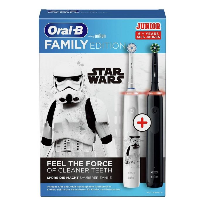 Oral B Elektrische Zahnbürste Pro 3 Family Edition Jr. Star wars JN9334