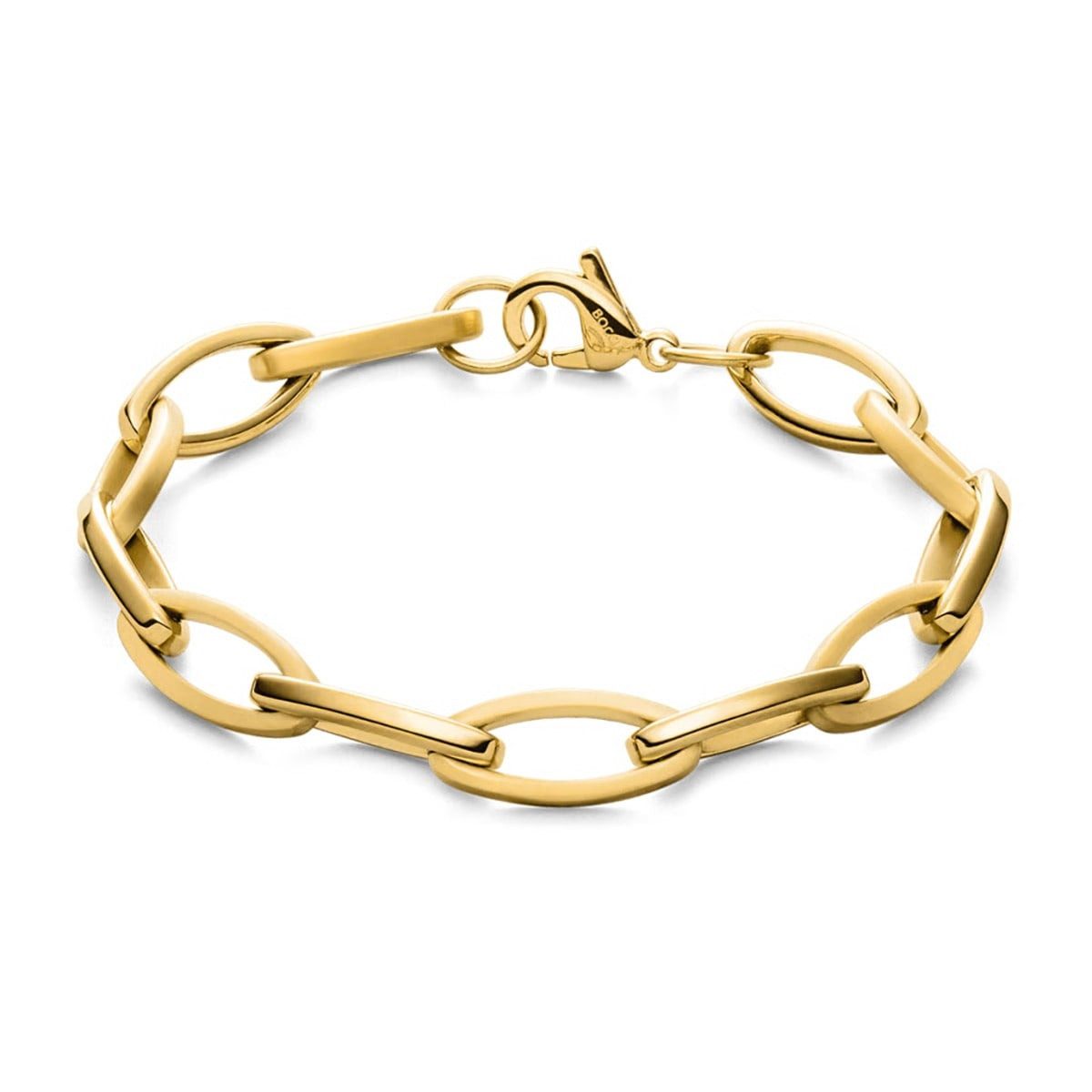 Boccia Gliederarmband DamenTitan vergoldet