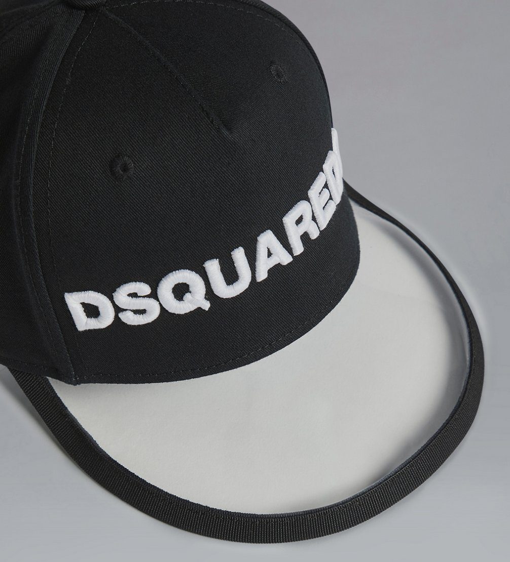 Cap Dsquared2 Peak Baseball Schirm Baseballcap Dsquared2 Cap Visor Basebalkappe Kappe PVC Hat