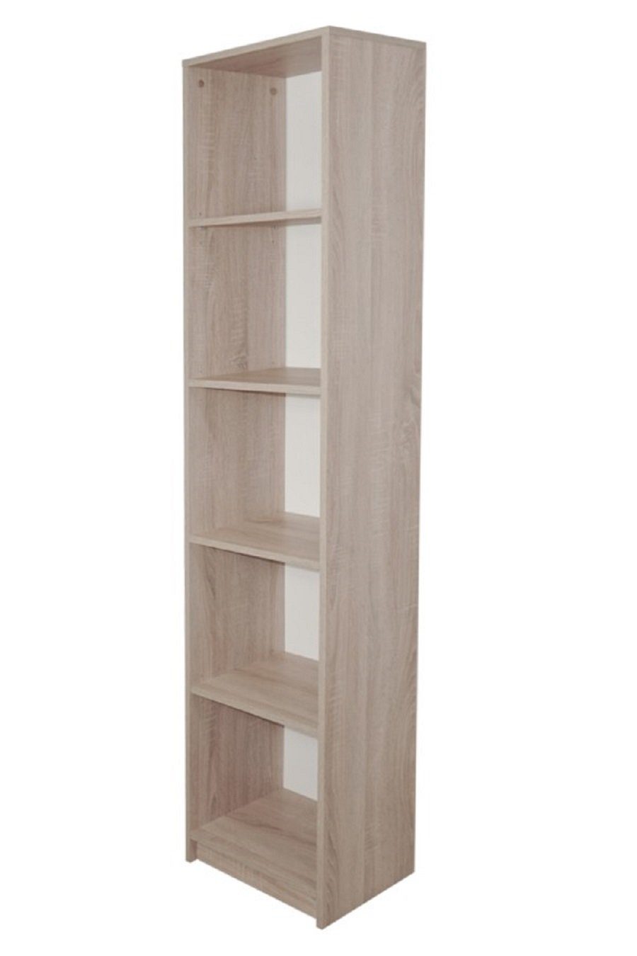 Home Collective Bücherregal Aktenregal Standregal Raumteiler aus 40 sonoma, in Holz, offenen Breite mit Fächern MDF cm 5