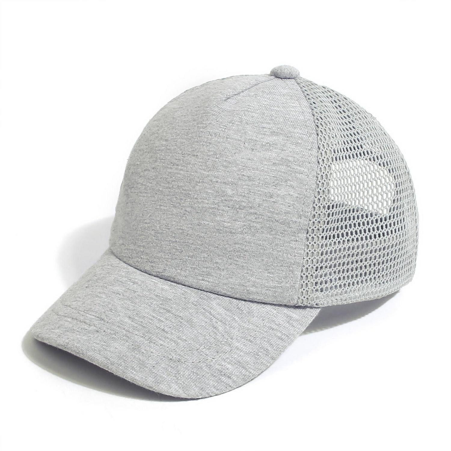 LuxusKollektion Baseball Cap Baseballkappe Kinder Mesh UV Schutz Faltbar Atmungsaktiv S Grau