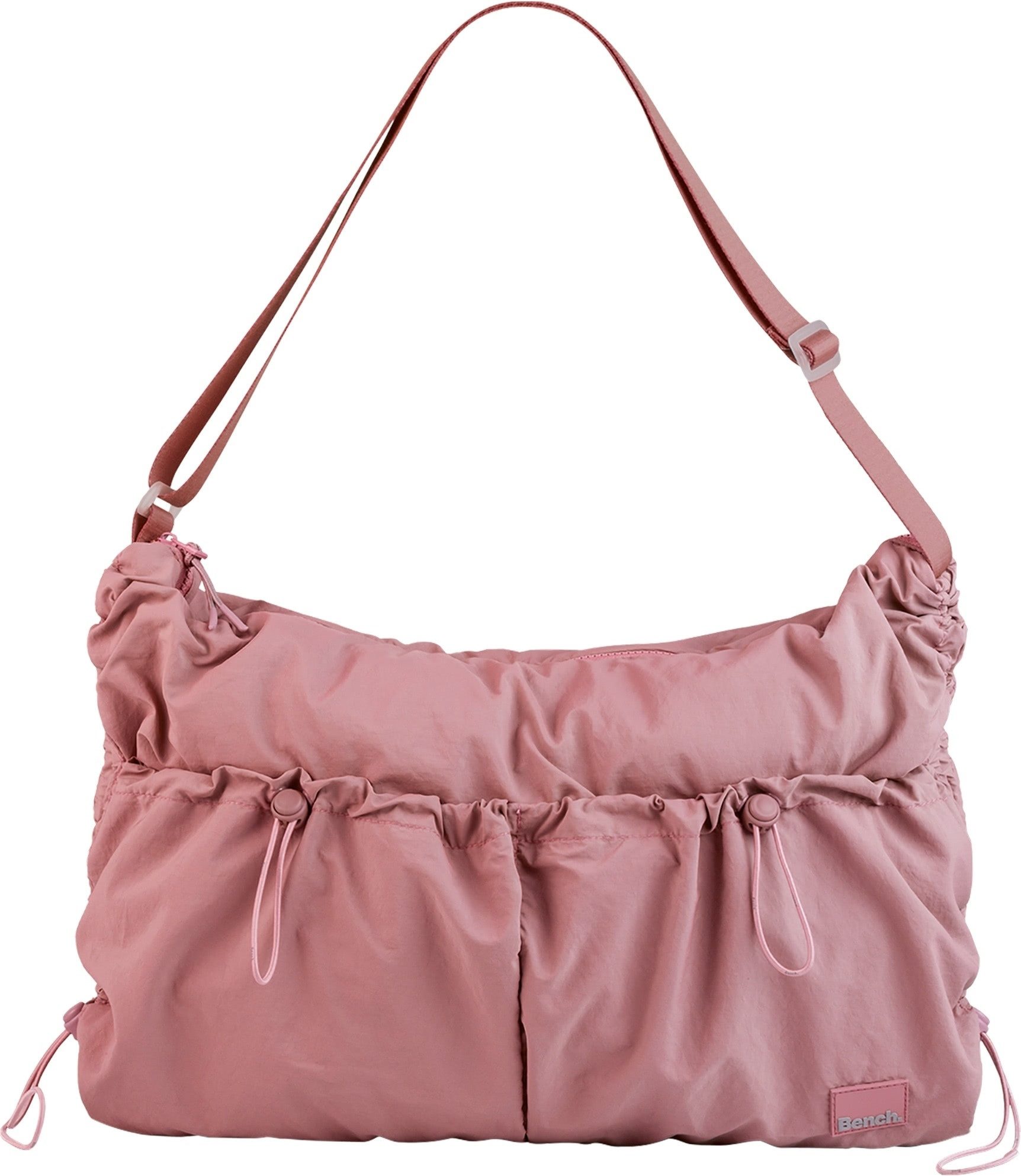 Bench. Umhängetasche Bench Umhängetasche Nylon washed rosa (Umhängetasche), Damen Umhängetasche Nylon, washed, rosa ca. 54cm x ca. 10cm