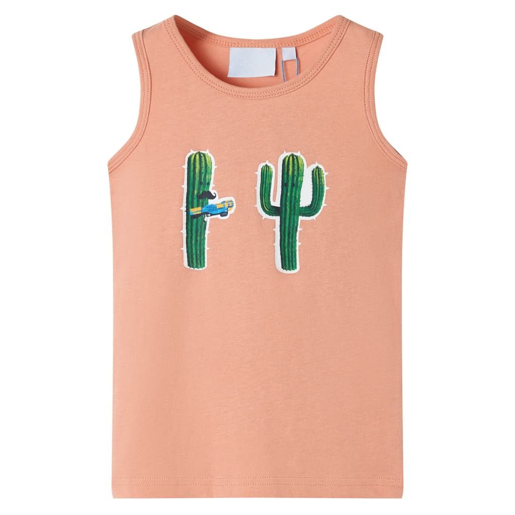 vidaXL Tanktop Kinder-Tanktop Hellorange 116