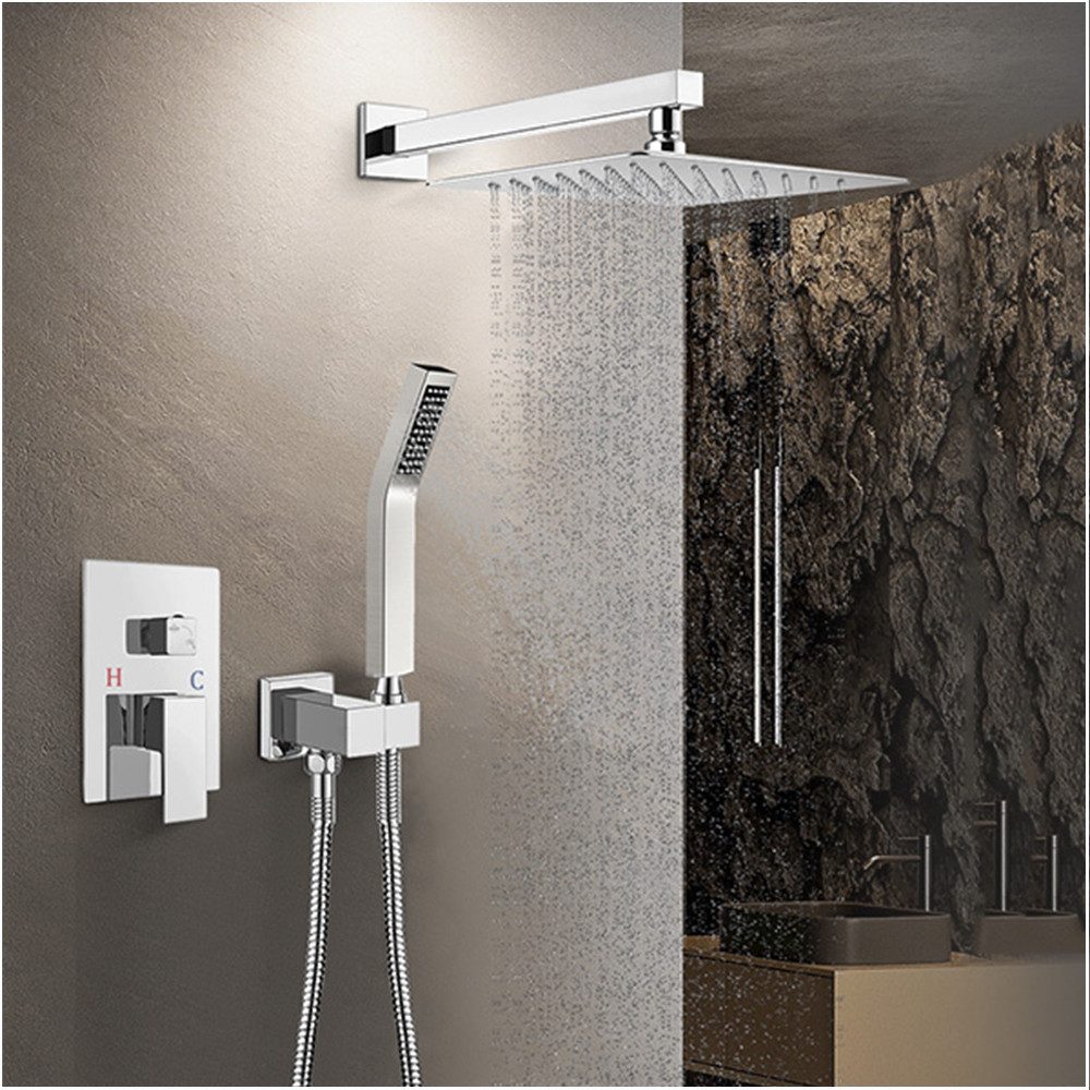 XERSEK Duschsystem Duscharmatur 3-Funktions Regendusche Set günstig online kaufen