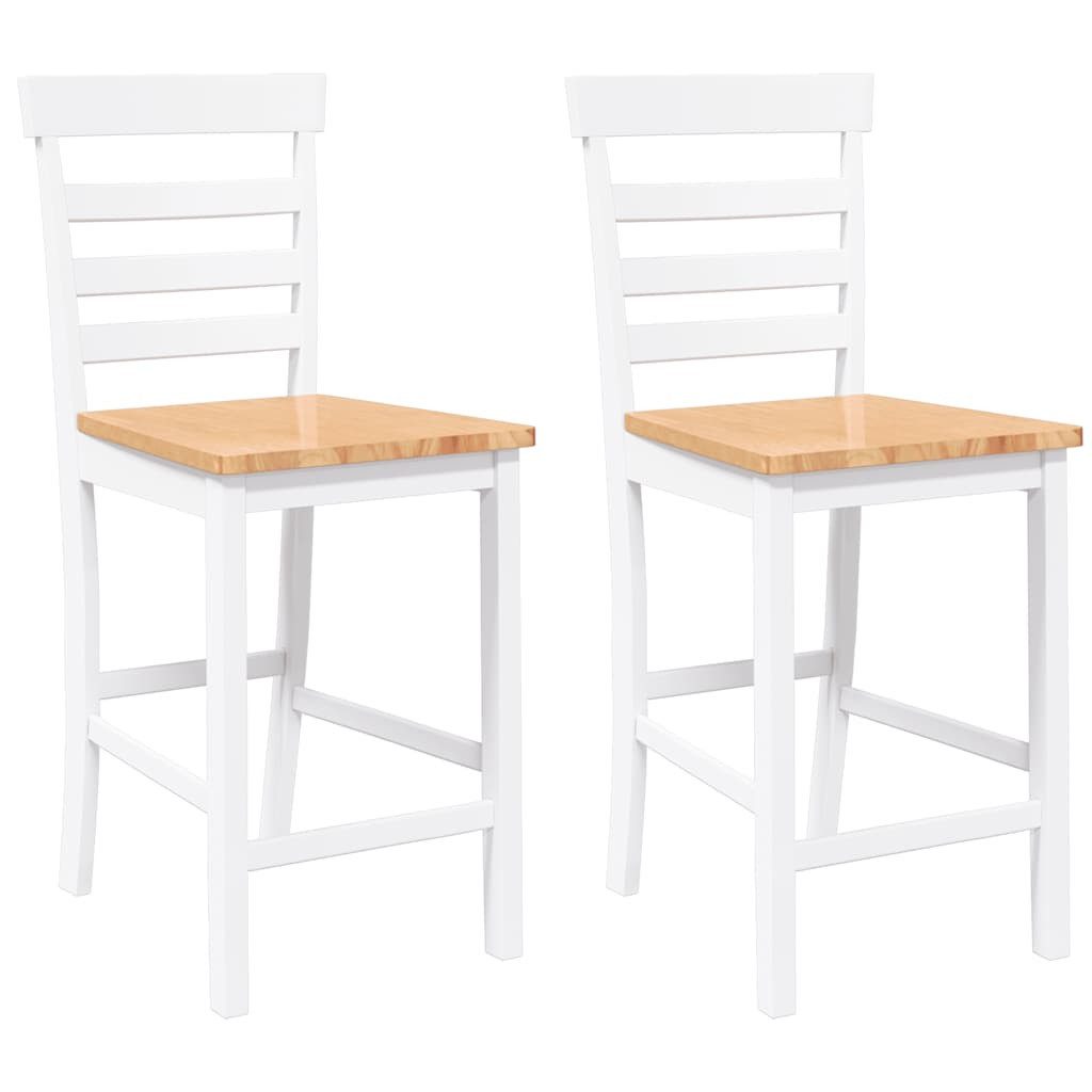 vidaXL Barhocker Barhocker 2 Stk. Weiß günstig online kaufen