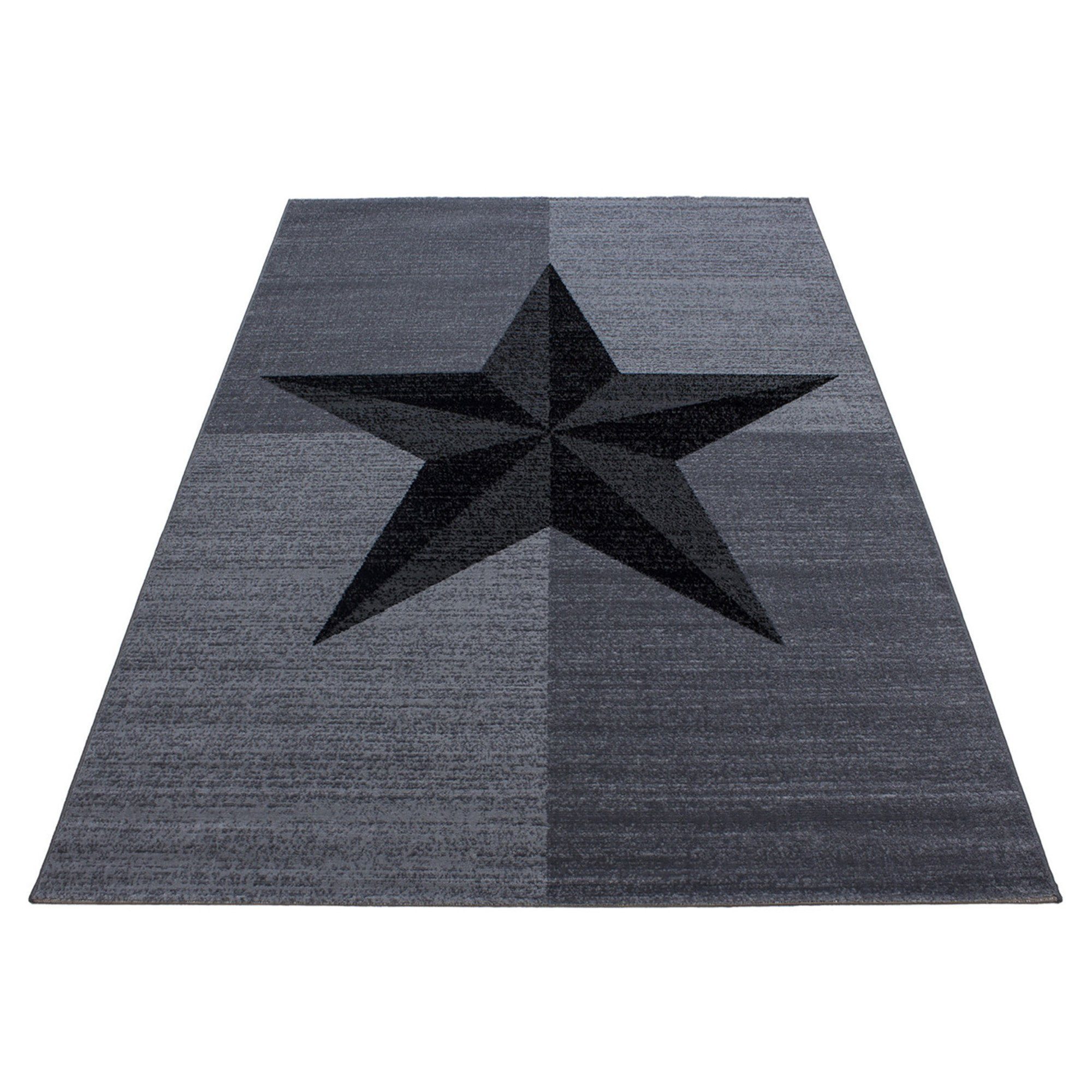 Stilvoll Günstig Teppich Teppich für den Flur oder Küche Sterne-Design, Läufer, Höhe: 6 mm