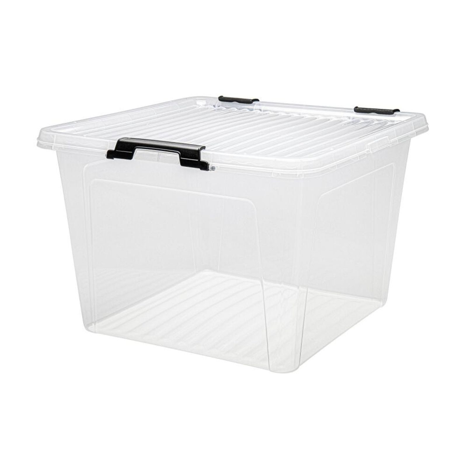 Jelenia Plast Aufbewahrungsbox 23x Scharnierbox 26L 40x40x27cm Transparent Deckel Aufbewahrung