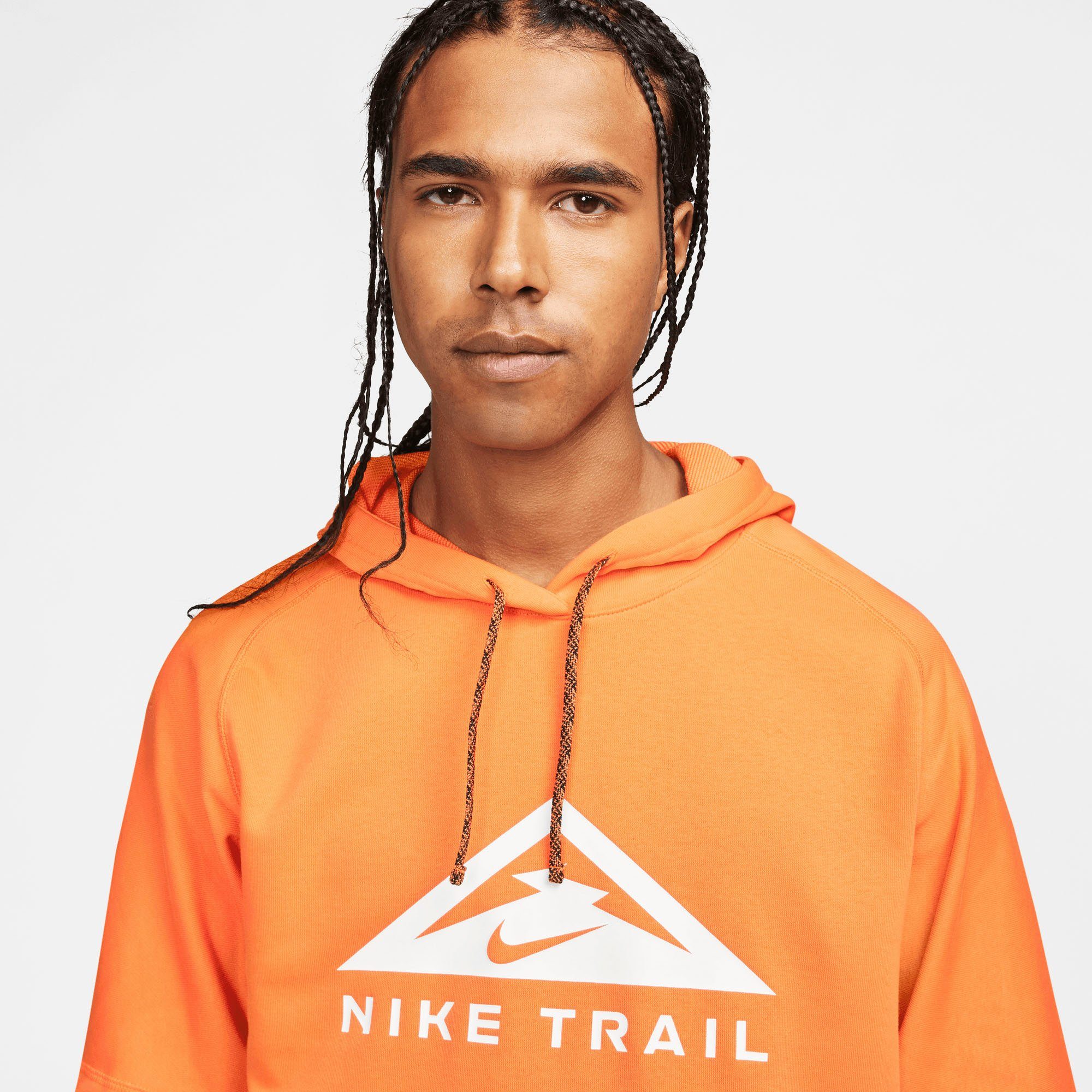 MAGIC orange TRAIL Nike MEN'S PULLOVER RUNNING TRAIL Kapuzensweatshirt HOUR DRI-FIT HOODIE