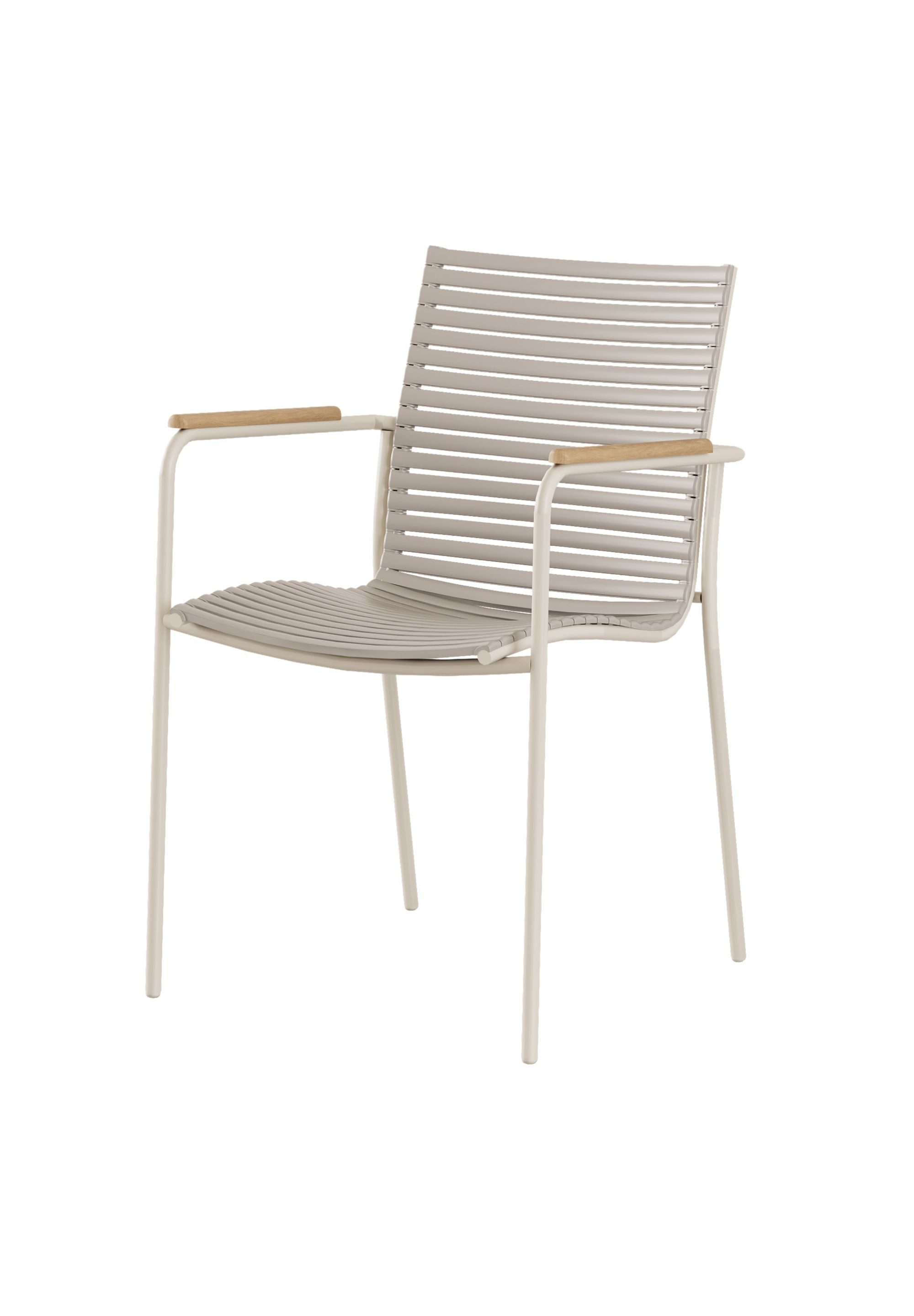 Cinas Garten-Essgruppe Mood, (3-tlg), Balkontisch Set, rostfreies Aluminium, Teakholz, Skandinavisch, Garten