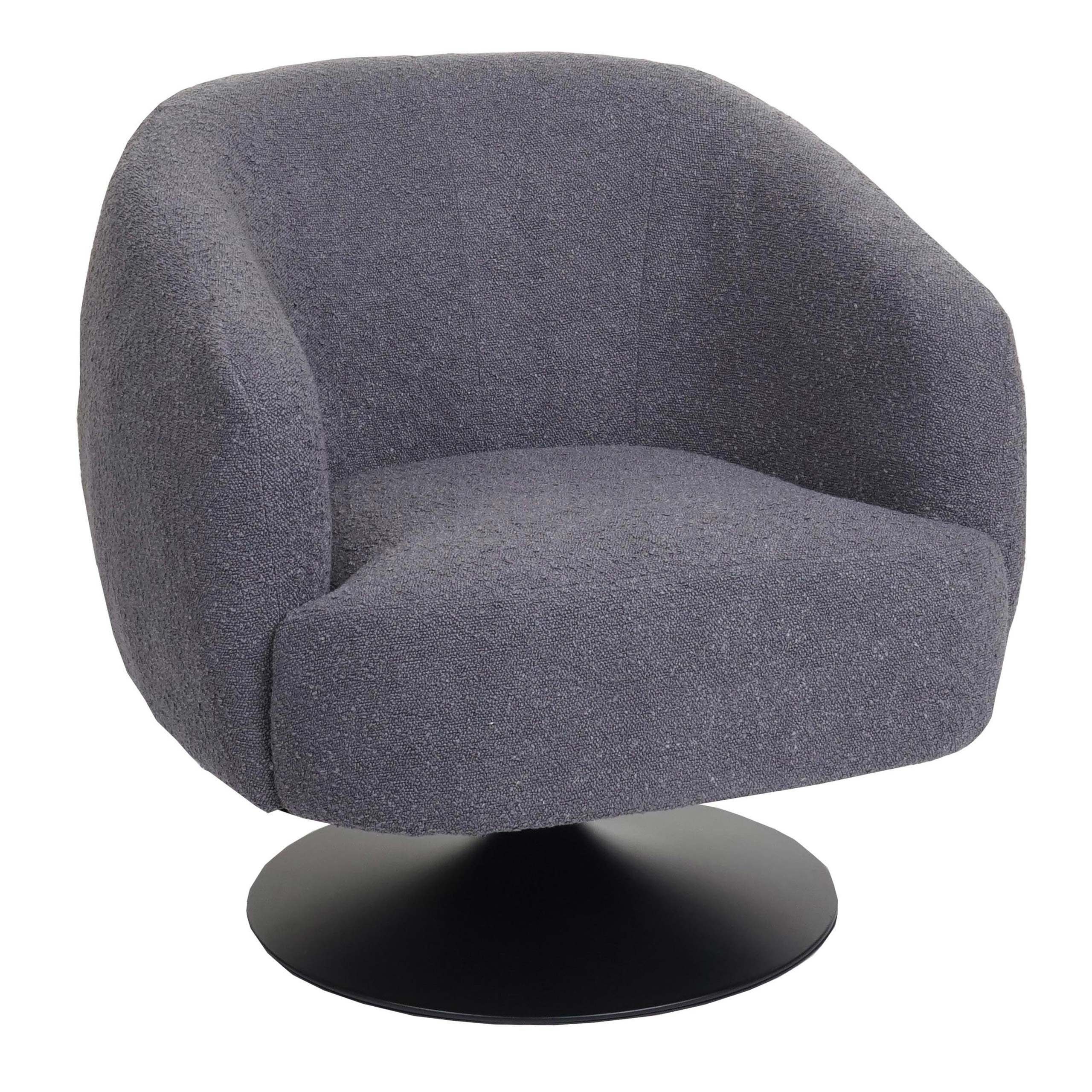 MCW Loungesessel MCW-J76, Moderner Lounge-Stil, Sitzfläche hat Taschenfedern, drehbar