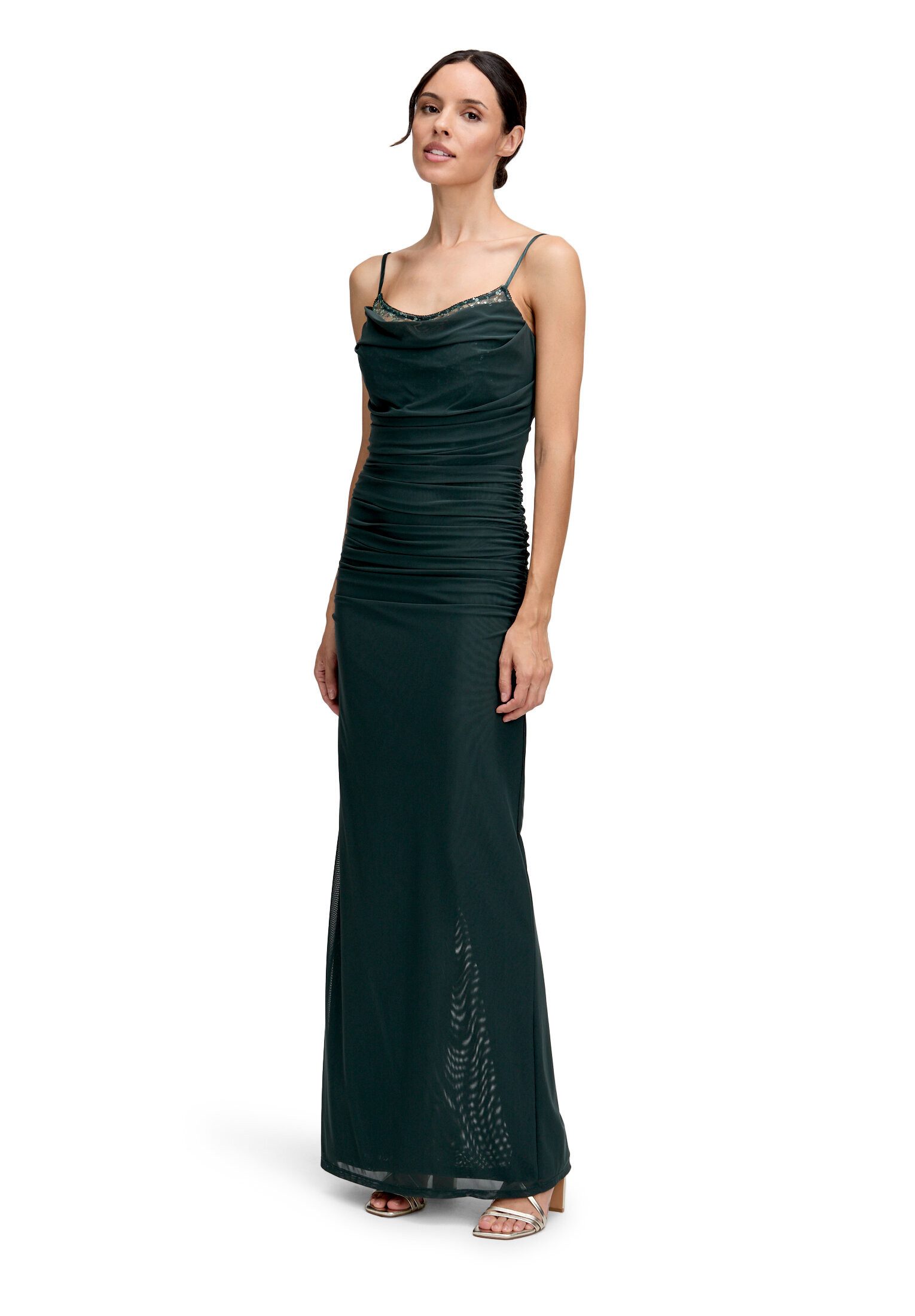 Vera Mont Abendkleid Damen mit Spitzeneinsatz