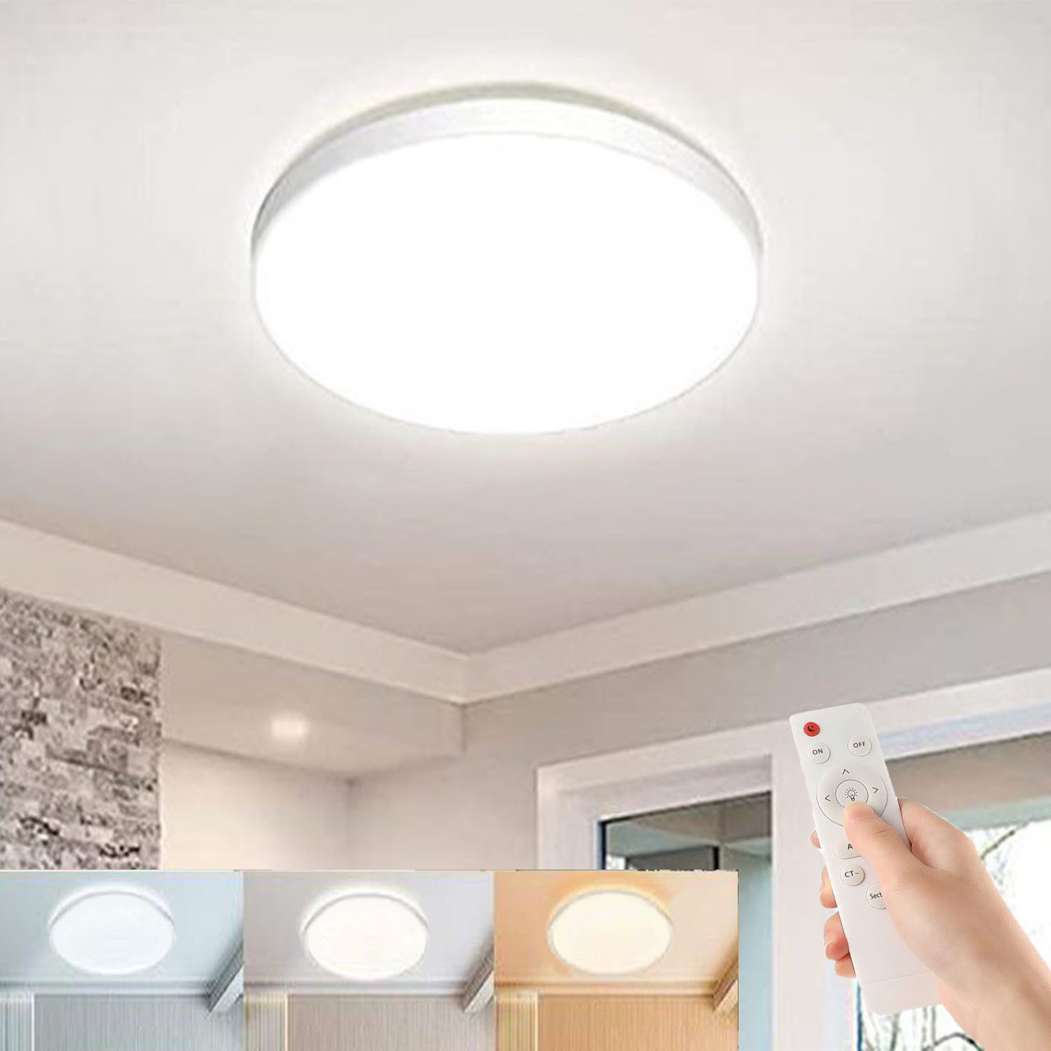 oyajia Deckenleuchte Ultra Dünn LED Deckenlampe, günstig online kaufen