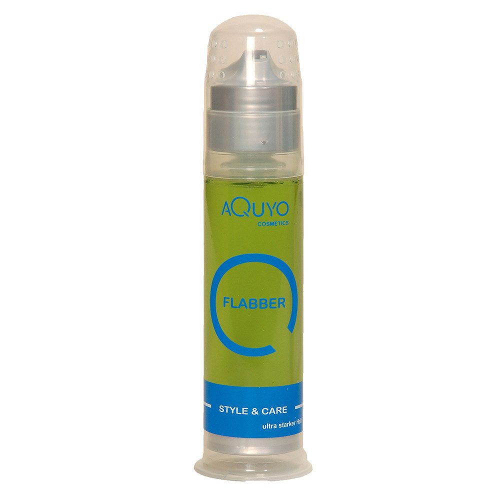 AQUYO Cosmetics Haargel Flabber Haargel mit starkem Halt, Stylinggel für die perfekte Frisur, Haarstyling