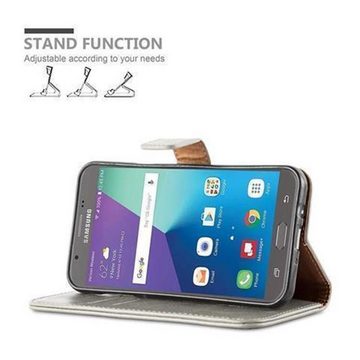 Cadorabo Handyhülle Samsung Galaxy J3 2017 US Version Samsung Galaxy J3 2017 US Version, Klappbare Handy Schutzhülle - Hülle - mit Standfunktion und Kartenfach