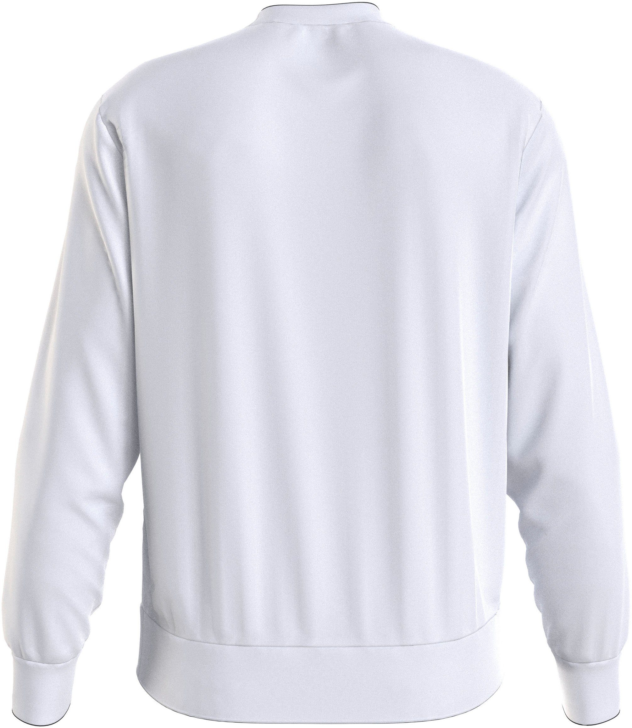 COMFORT Klein Markenlabel Sweatshirt White SWEATSHIRT mit Bright HERO Calvin LOGO